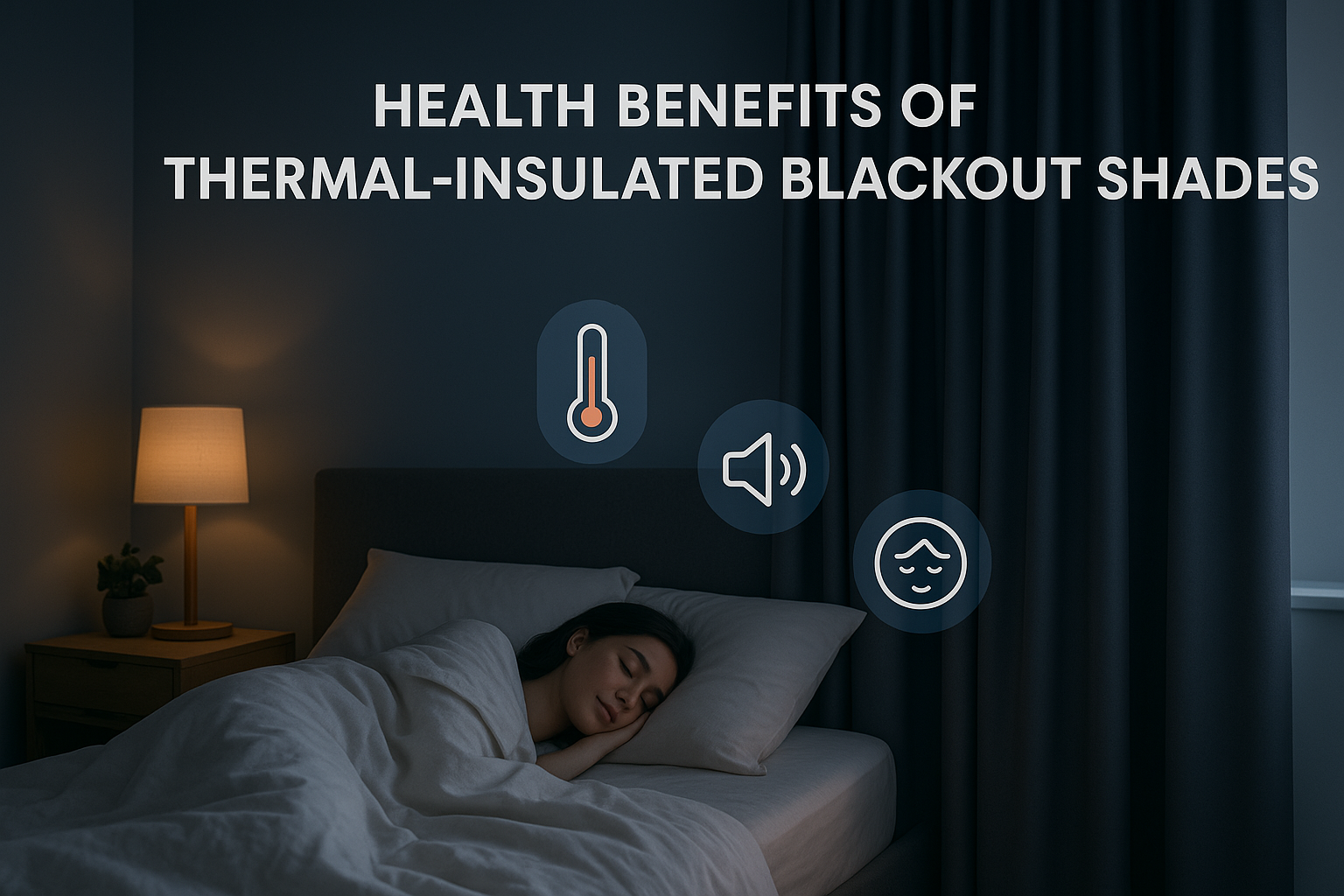 Health Benefits of Thermal-Insulated Blackout Shades: The Science Behind Better Sleep and Wellness