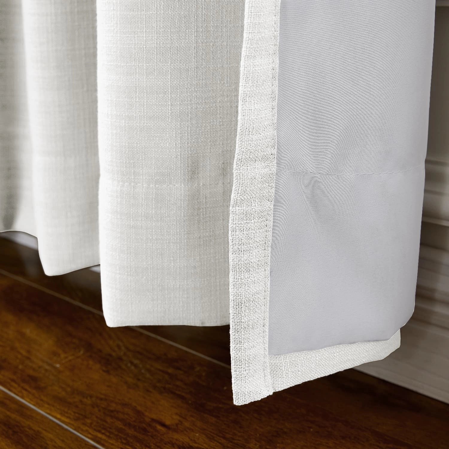 Custom Linen-Blend Blackout Grommet Curtains | 25 Colors & Thermal Lining
