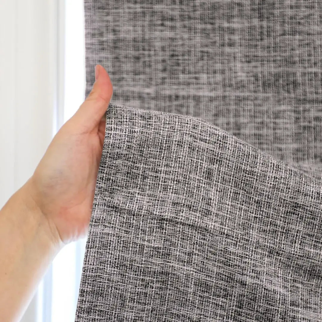 Custom 100% Blackout NanoBamboo Linen Roman Shades