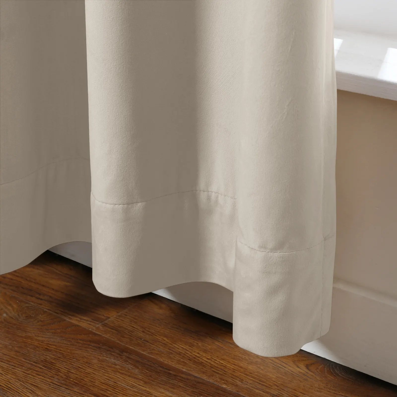 Custom Maillard Velvet Curtains | 30-100% Light Control & Noise Reducing