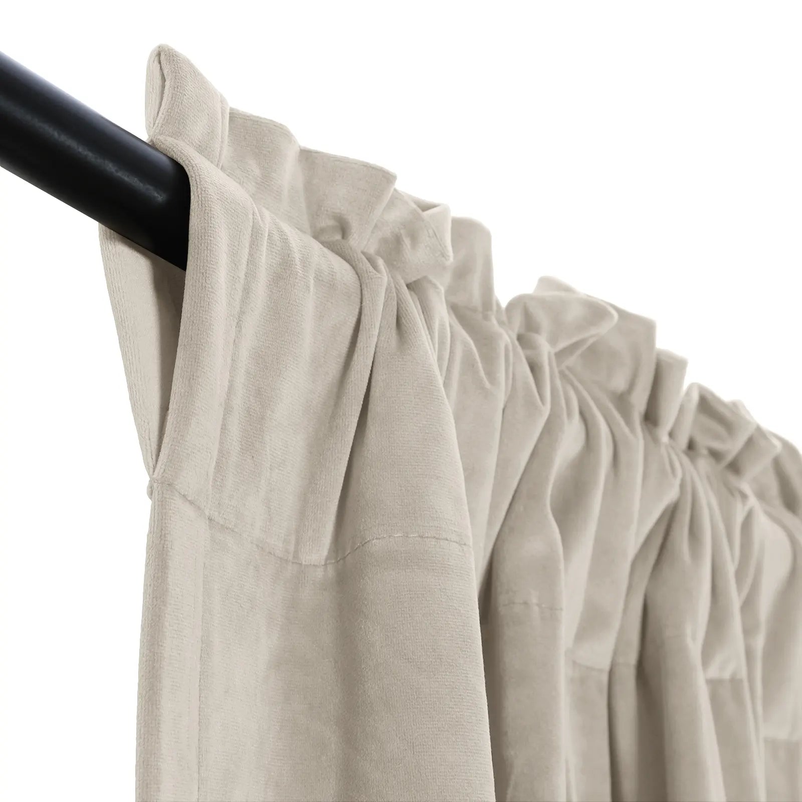 Custom Maillard Velvet Curtains | 30-100% Light Control & Noise Reducing