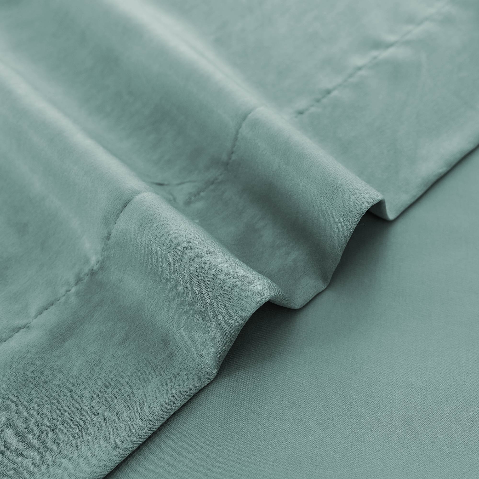 Custom Velvety Semi Sheer Curtains
