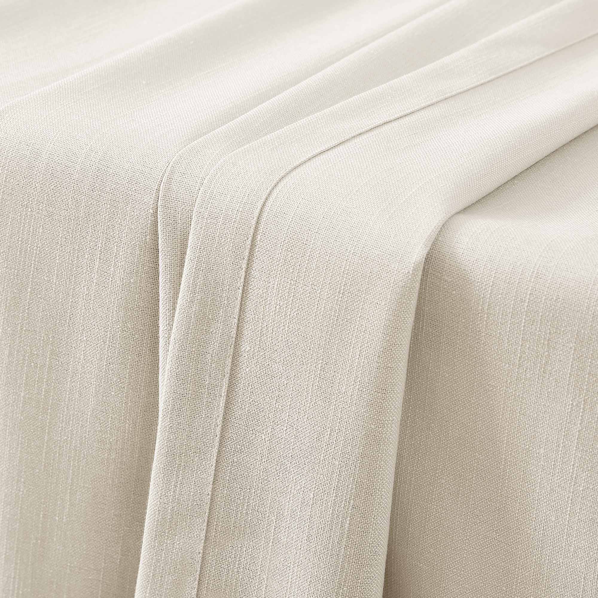 Amelia Solid Texture Cotton Curtains | Subtle Elegance & Light Filtering