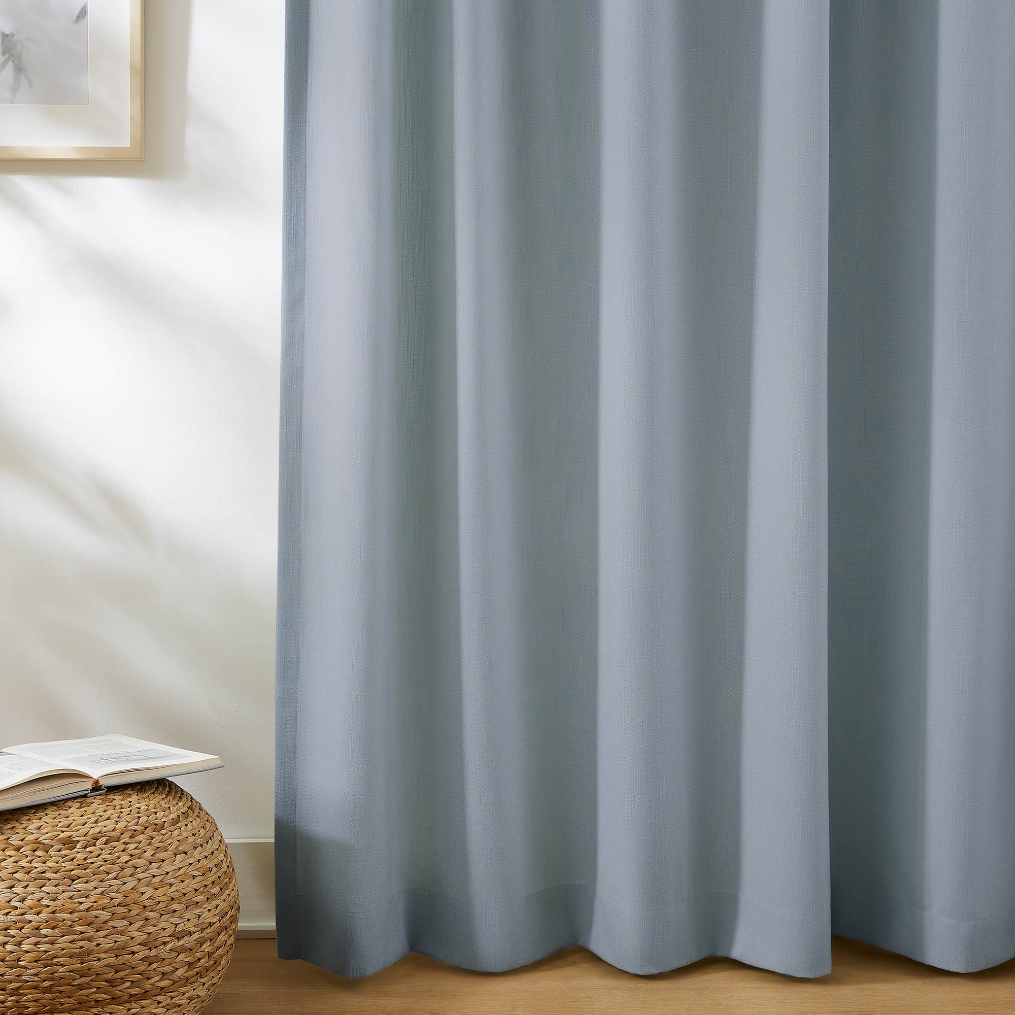 Amelia Solid Texture Cotton Curtains | Subtle Elegance & Light Filtering