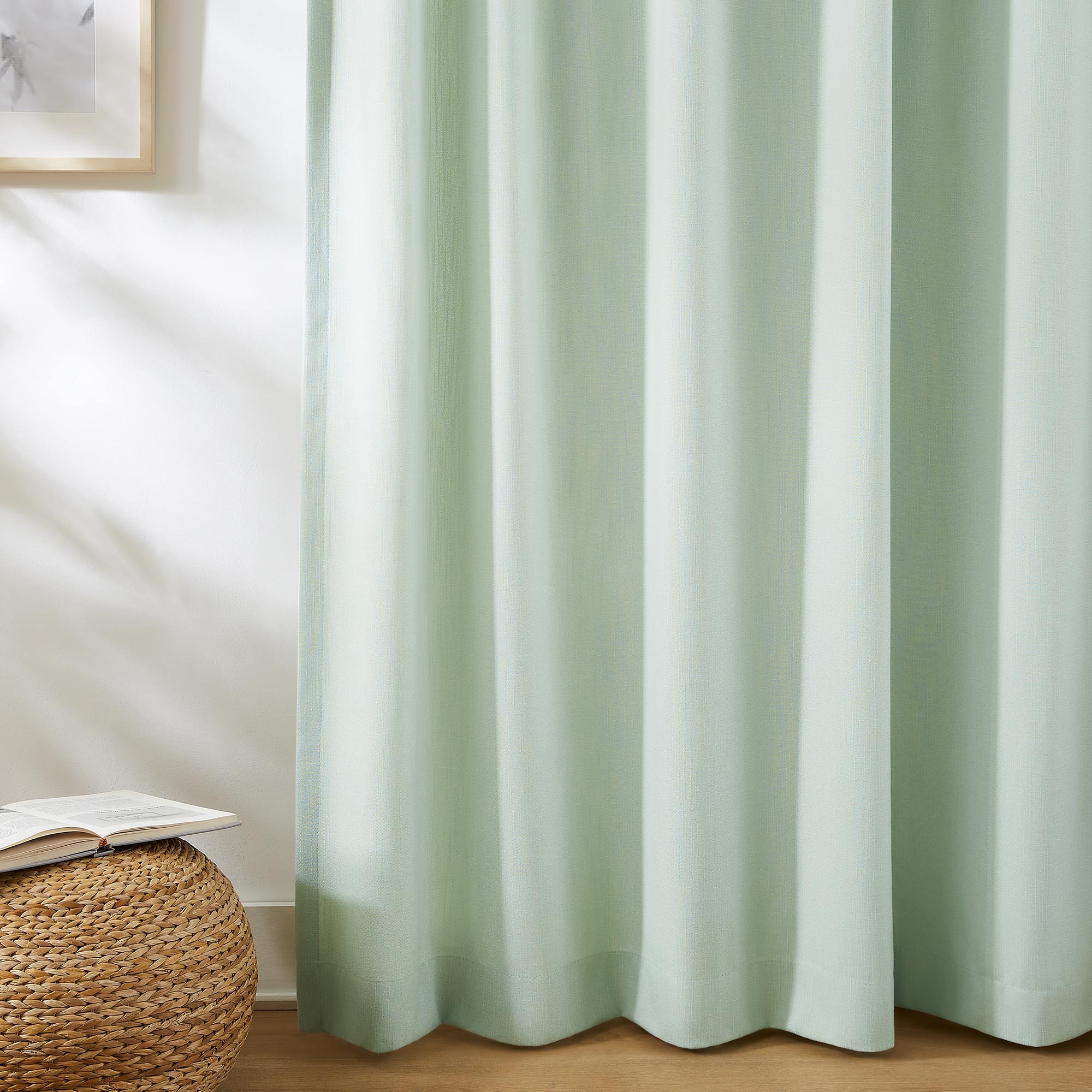 Amelia Solid Texture Cotton Curtains | Subtle Elegance & Light Filtering