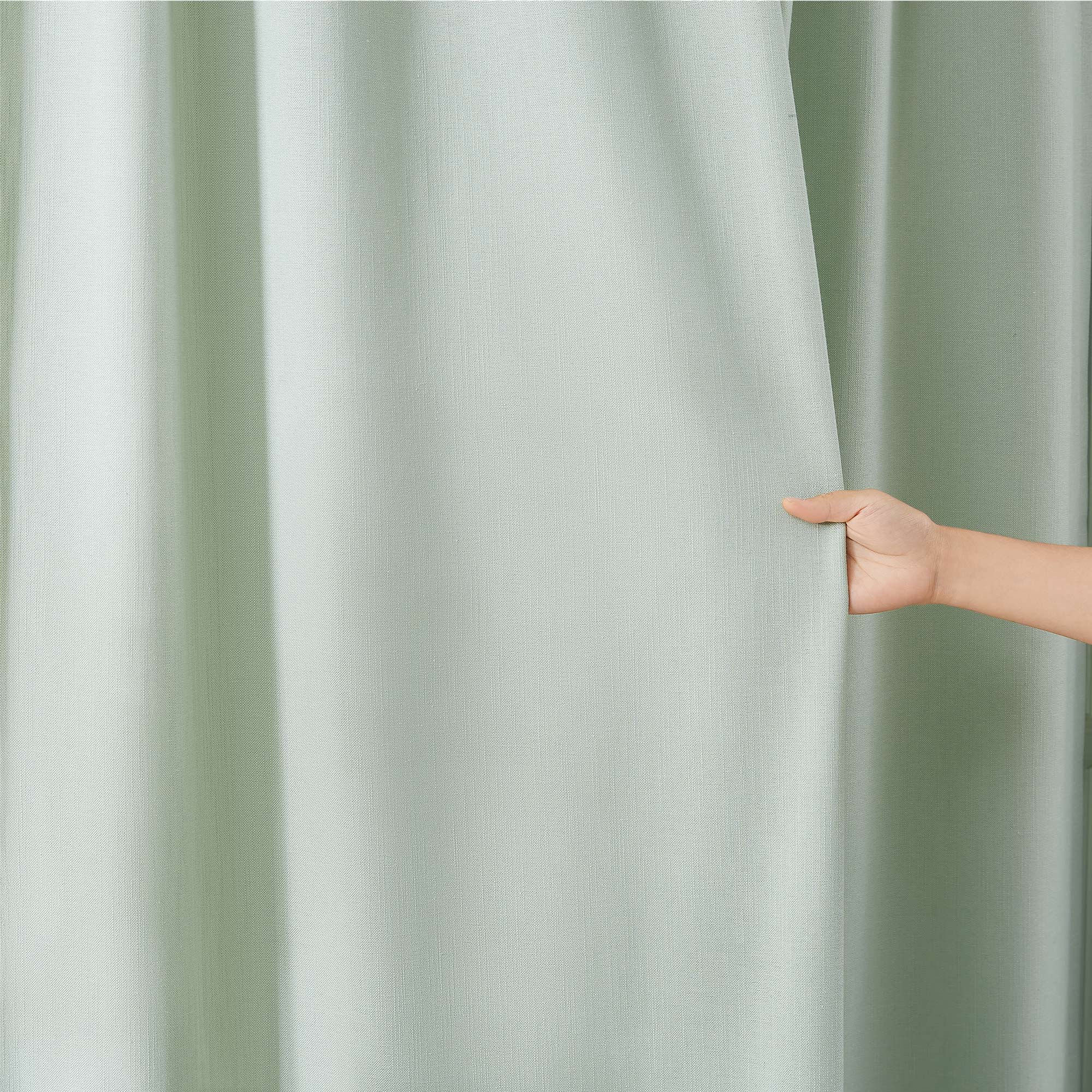 Amelia Solid Texture Cotton Curtains | Subtle Elegance & Light Filtering