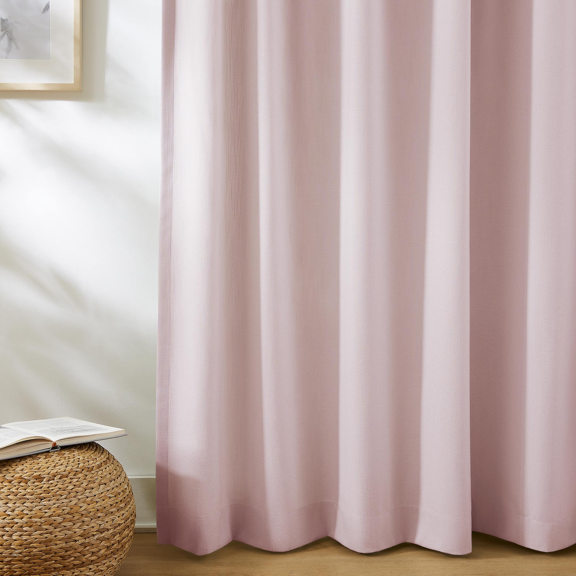 Amelia Solid Texture Cotton Curtains | Subtle Elegance & Light Filtering