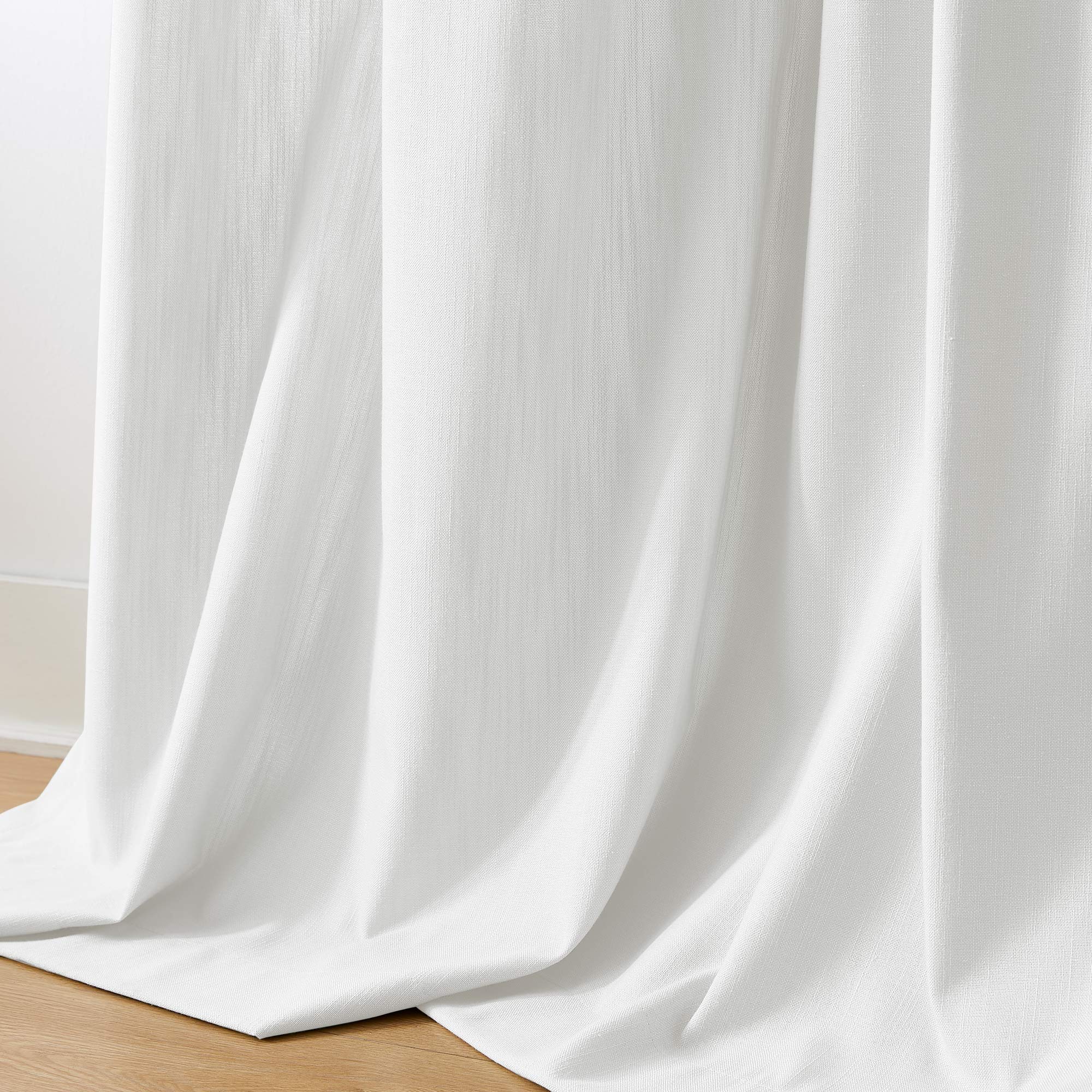 Amelia Solid Texture Cotton Curtains | Subtle Elegance & Light Filtering