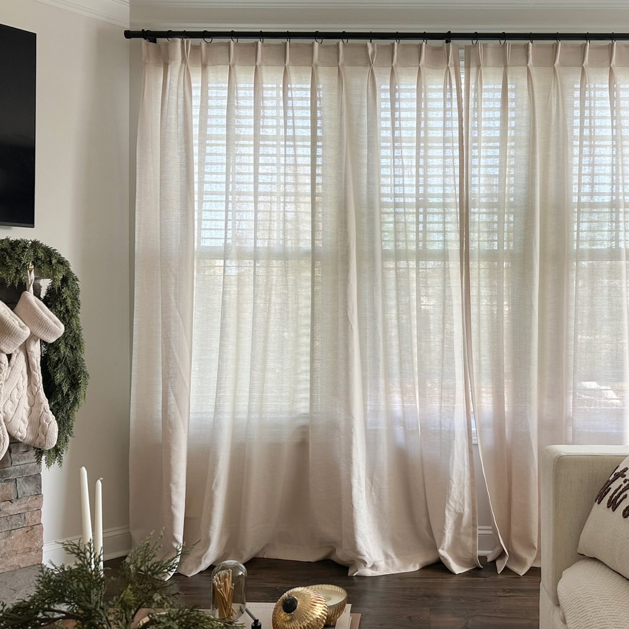 Custom Semi Sheer Curtains