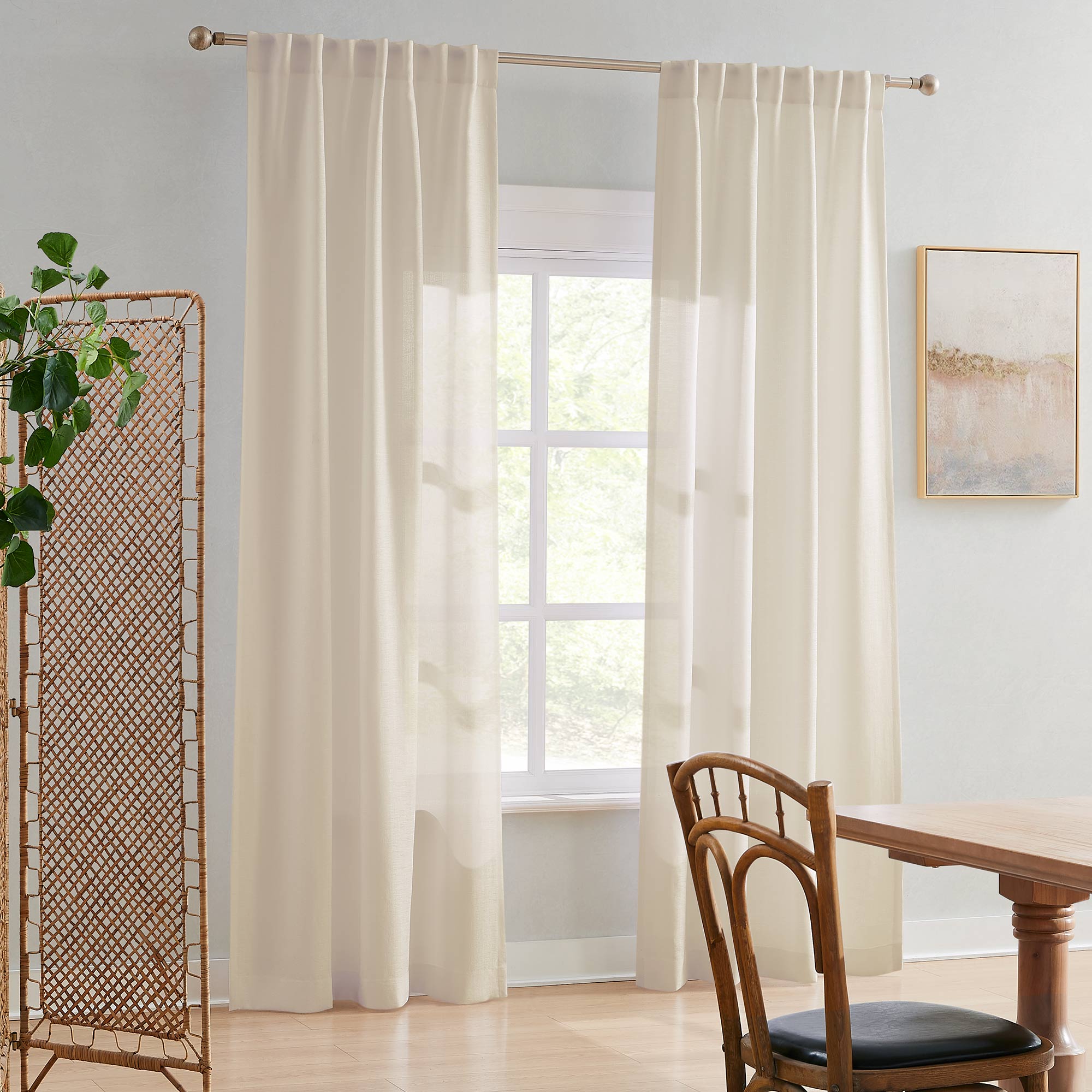 Custom Semi Sheer Curtains