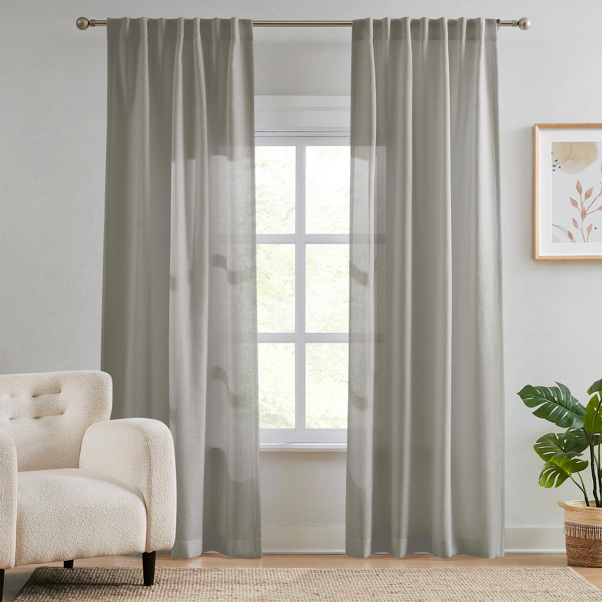 Custom Semi Sheer Curtains