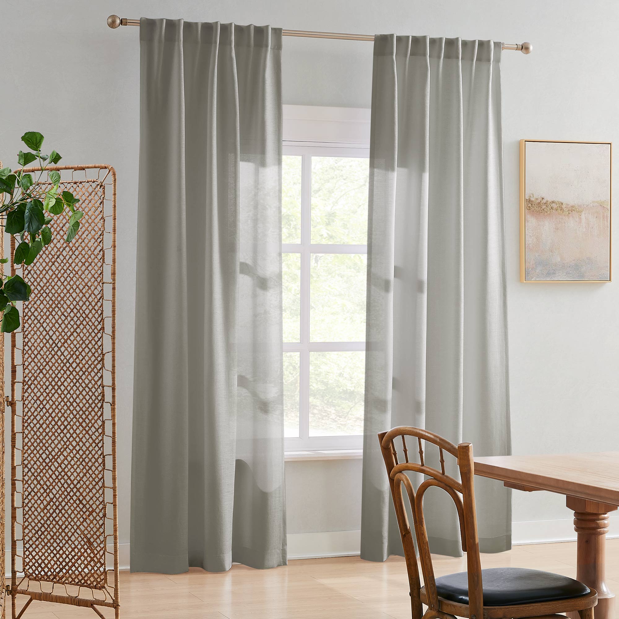 Custom Semi Sheer Curtains