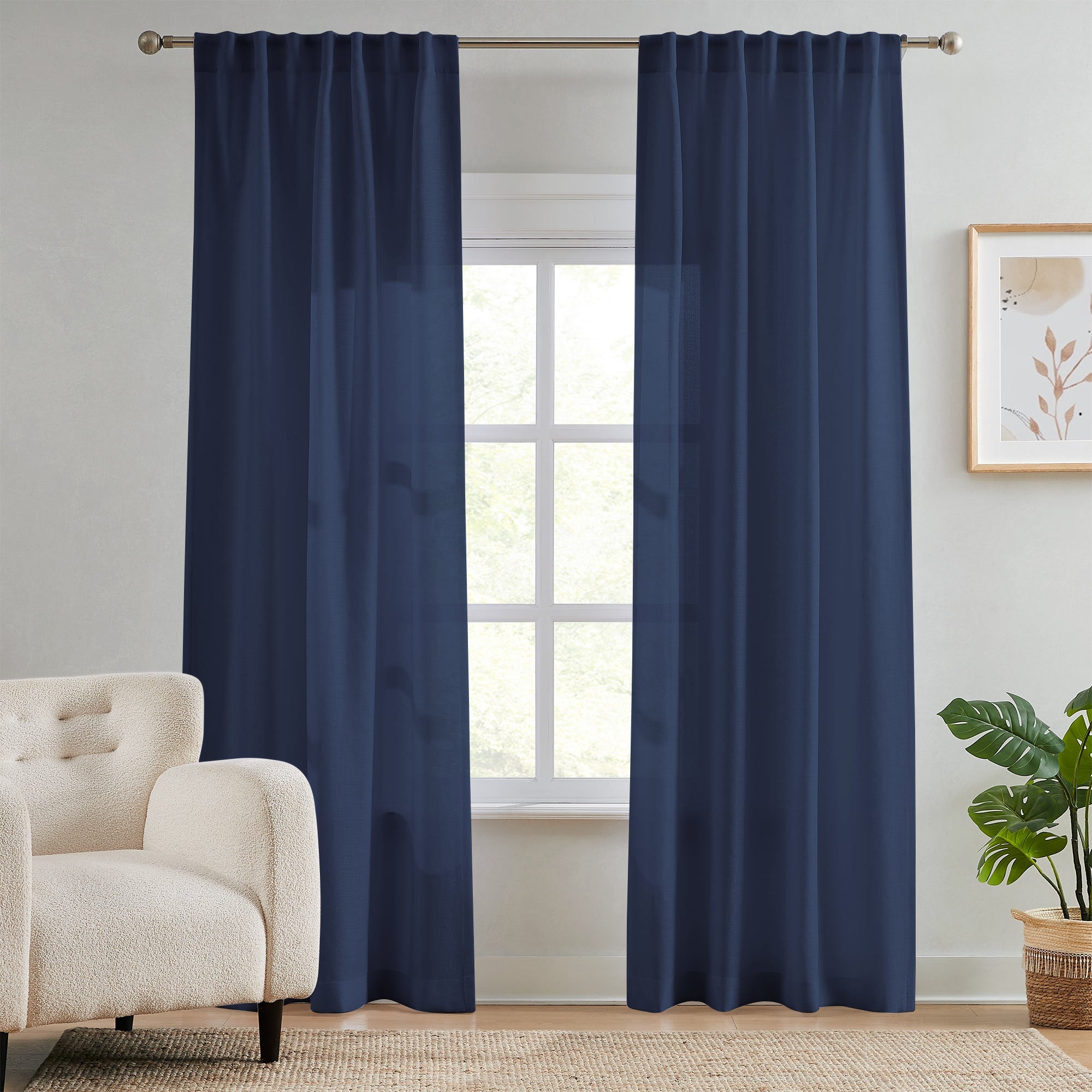 Custom Semi Sheer Curtains