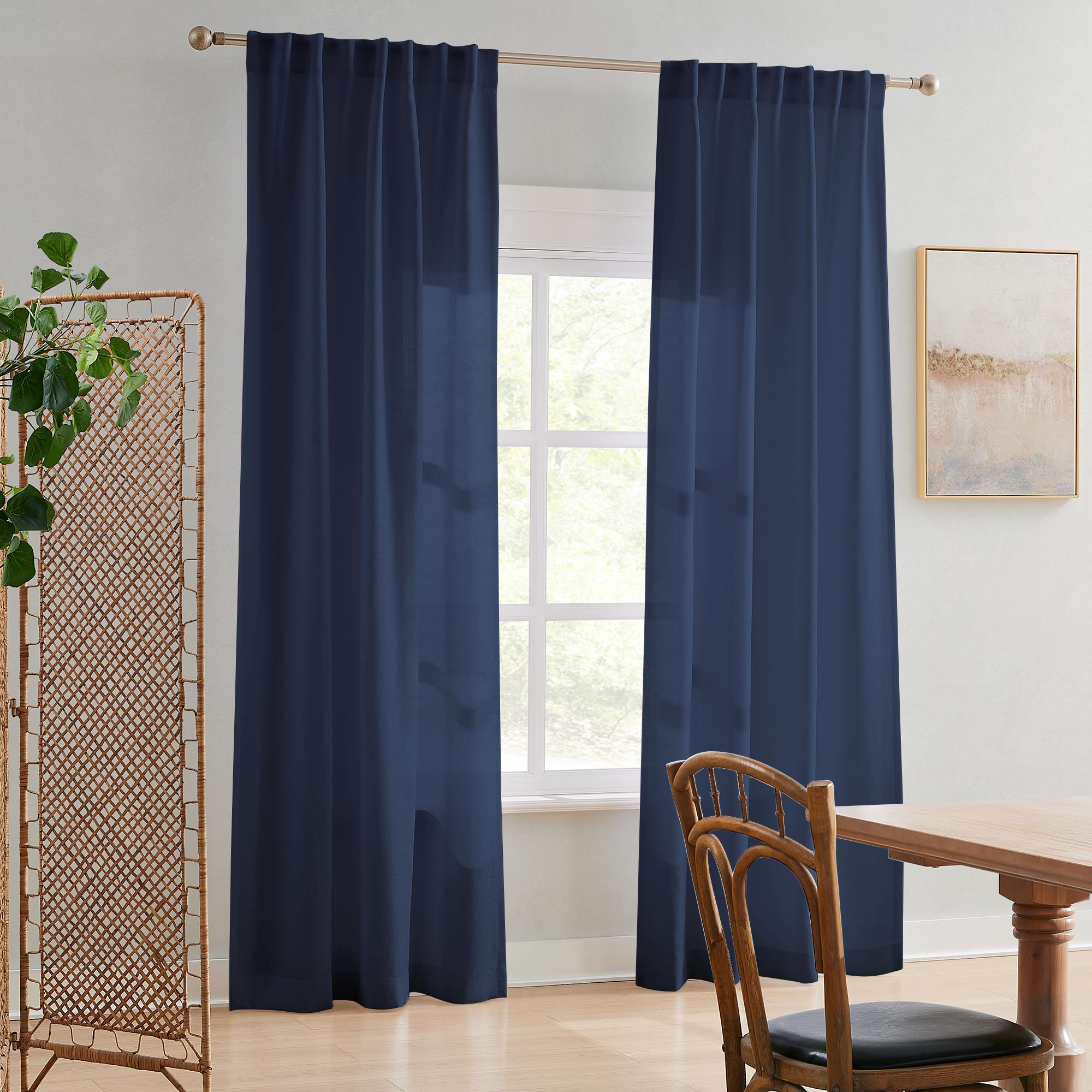 Custom Semi Sheer Curtains