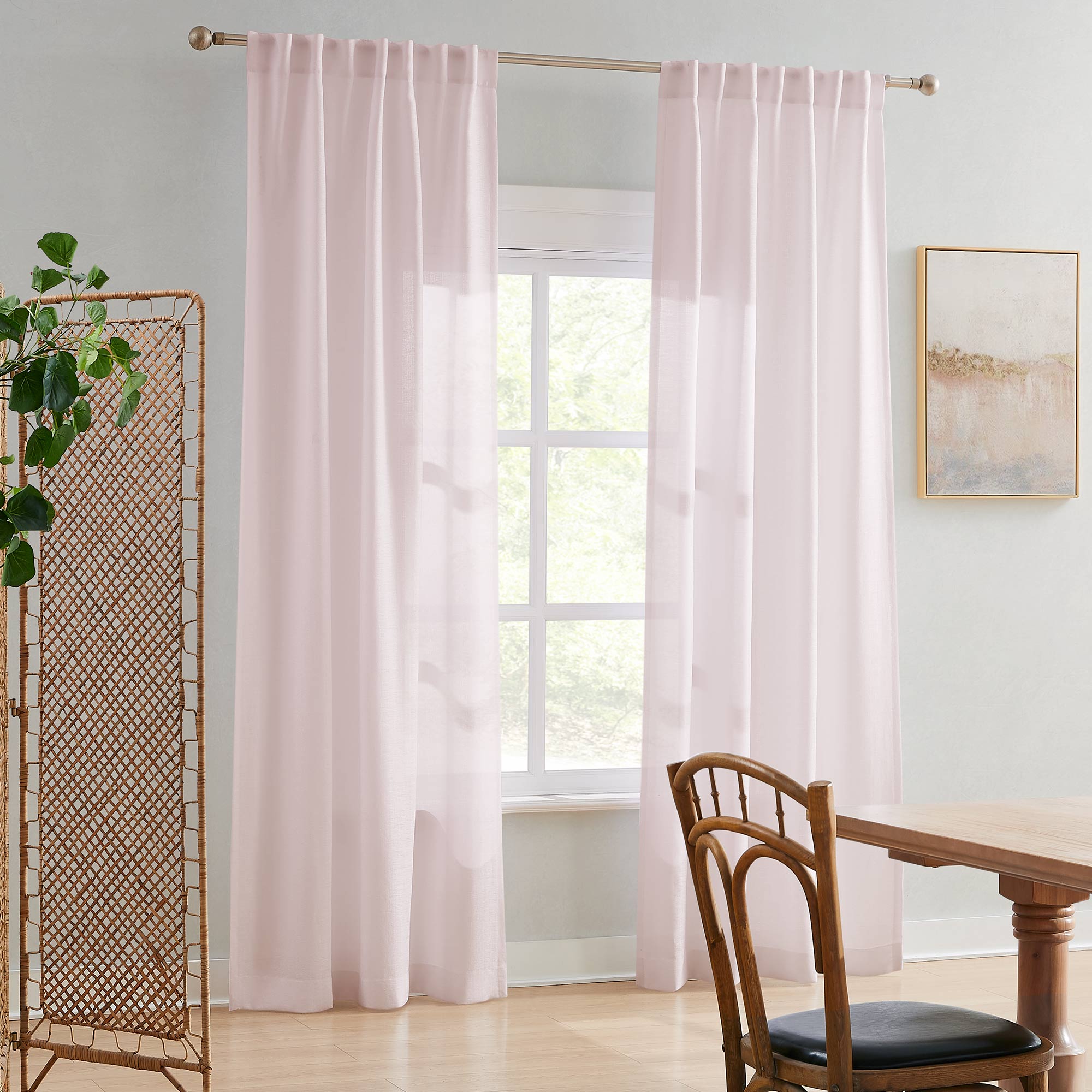 Custom Semi Sheer Curtains