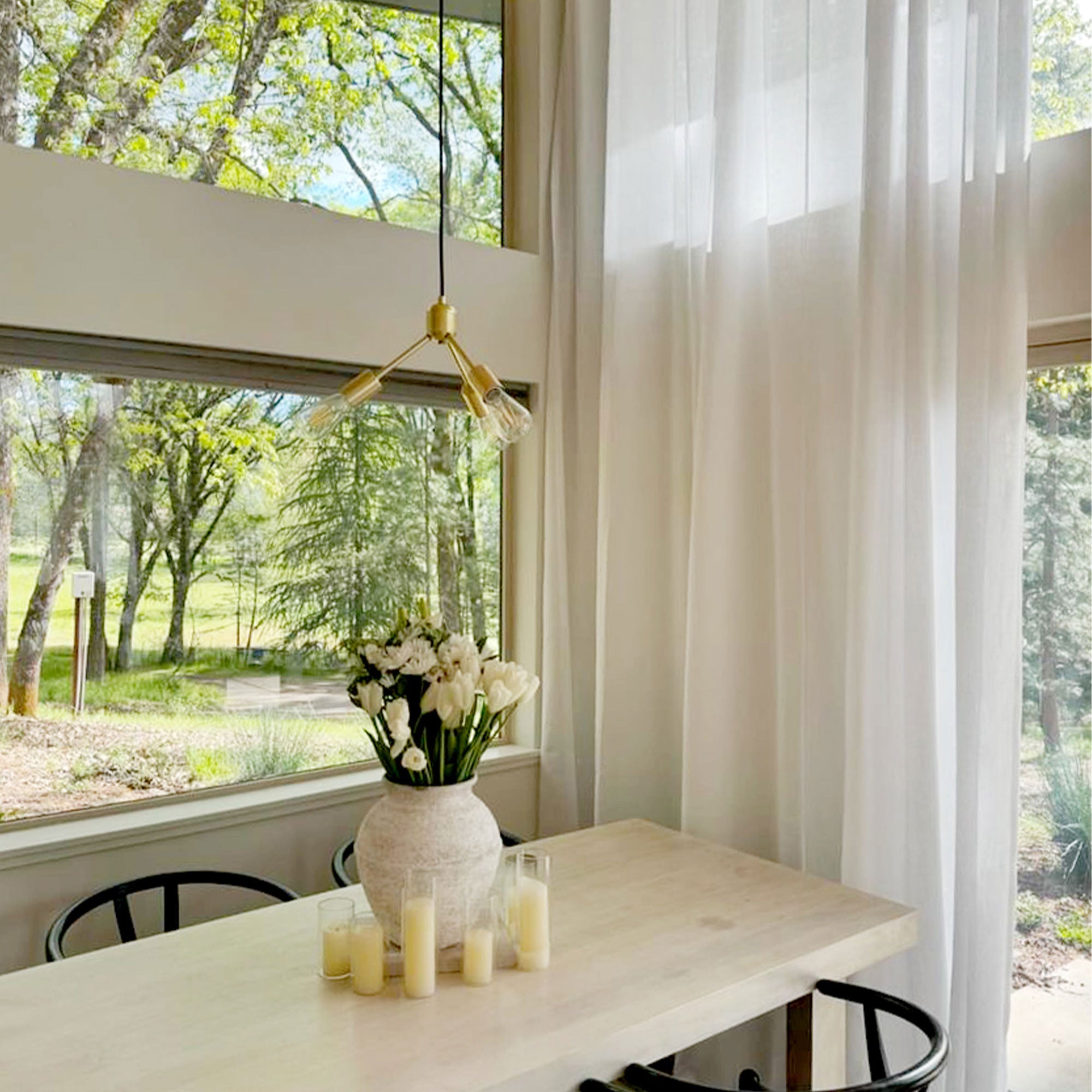 Custom Semi Sheer Curtains