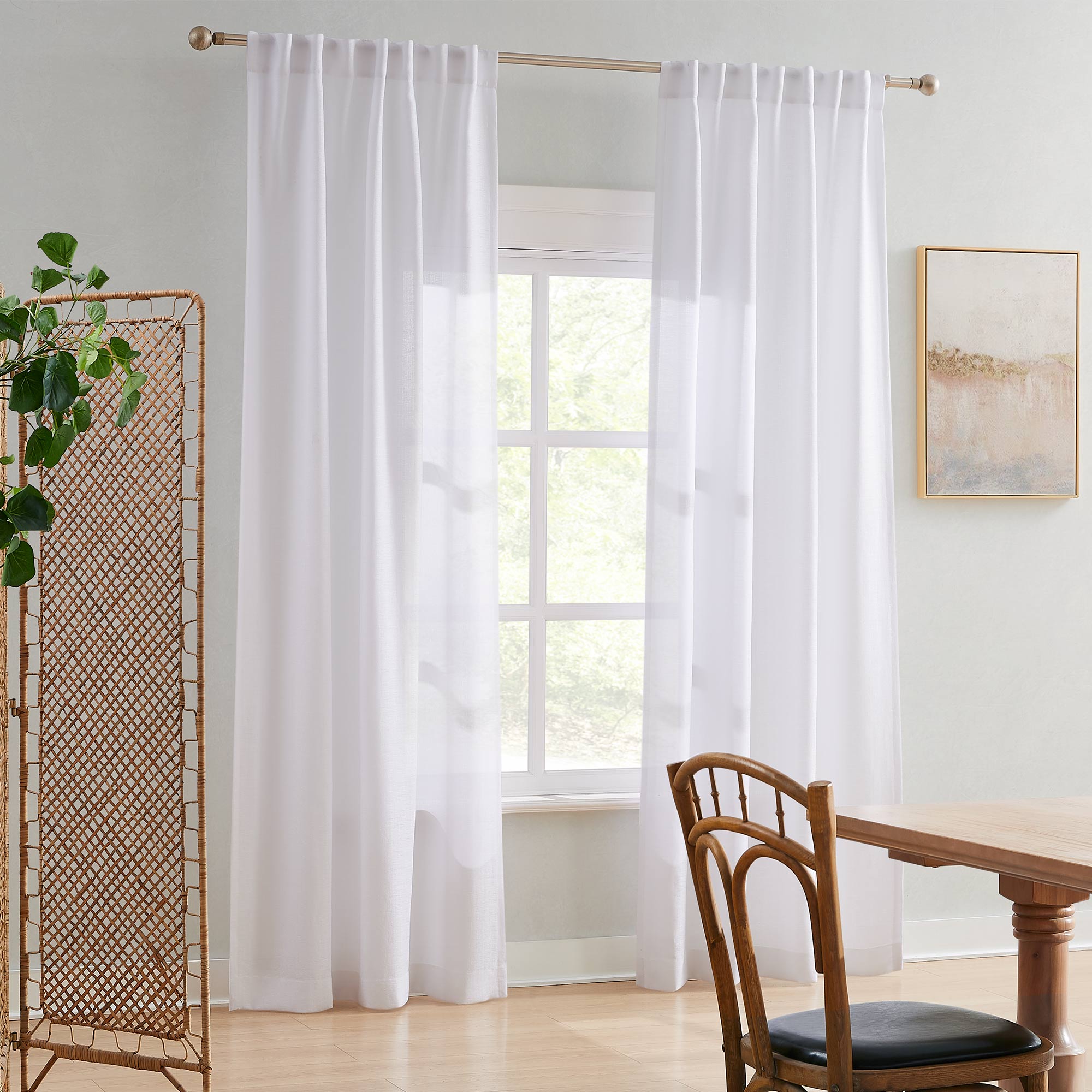 Custom Semi Sheer Curtains