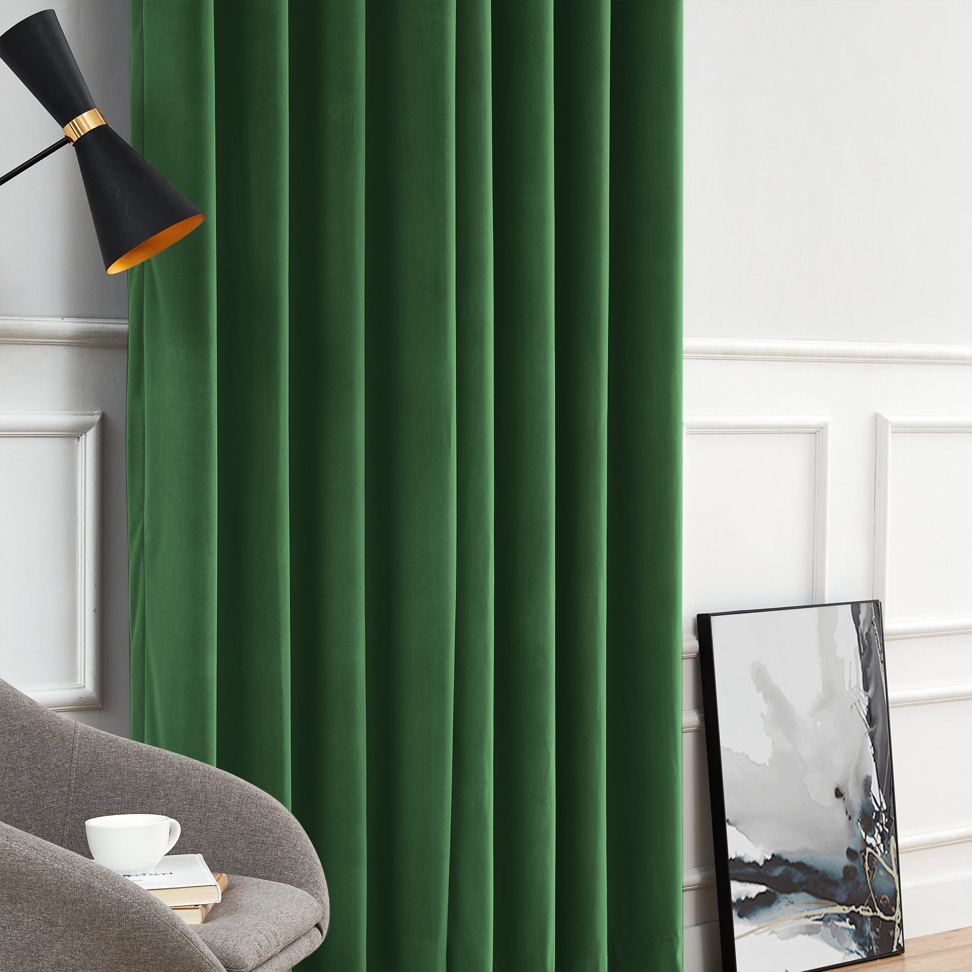 Custom Soft Blackout Velvet Curtains | Luxury Light-Filtering Bedroom Drapes