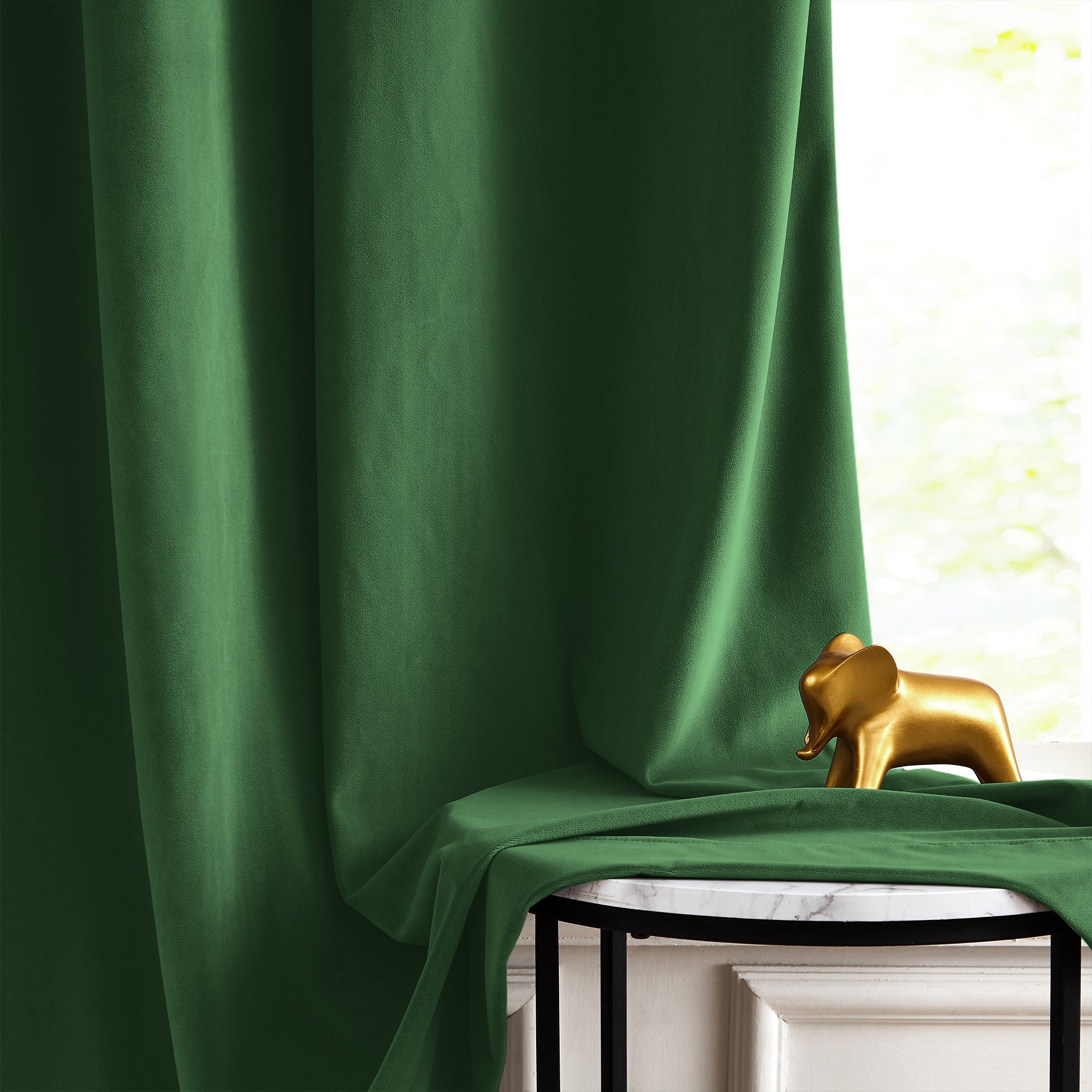 Custom Soft Blackout Velvet Curtains | Luxury Light-Filtering Bedroom Drapes