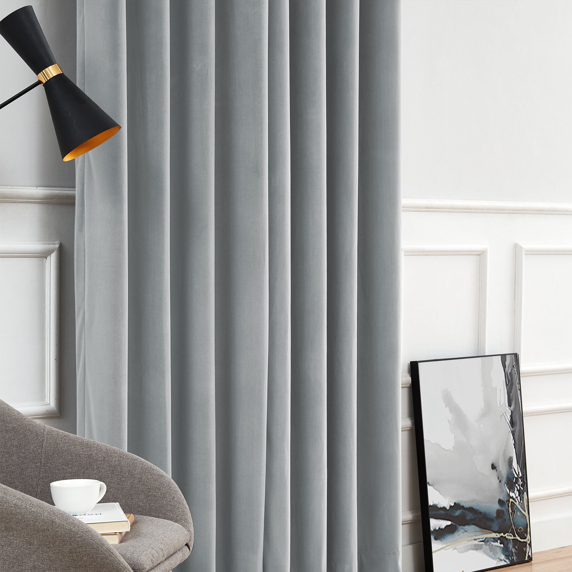 Custom Soft Blackout Velvet Curtains | Luxury Light-Filtering Bedroom Drapes