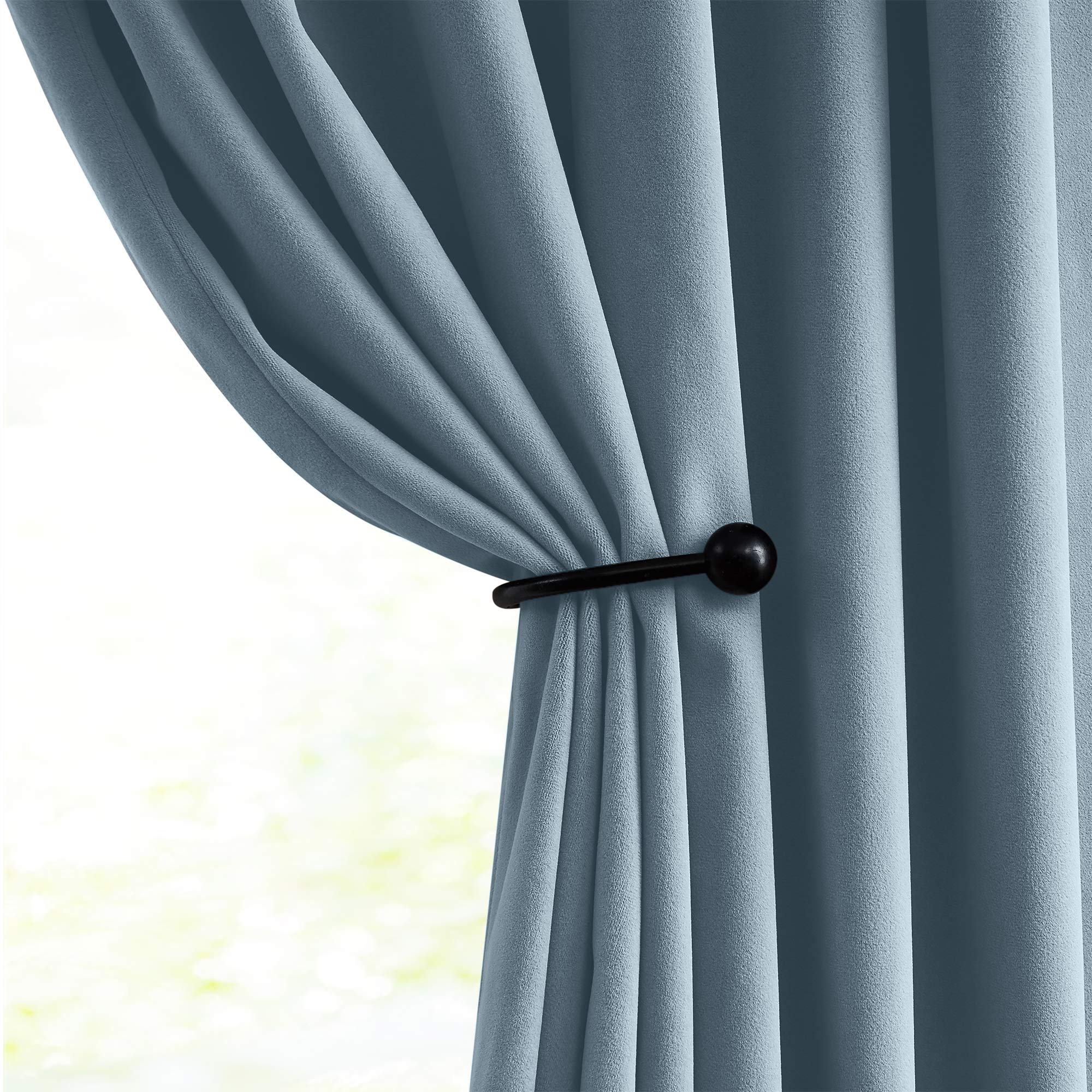 Custom Soft Blackout Velvet Curtains | Luxury Light-Filtering Bedroom Drapes