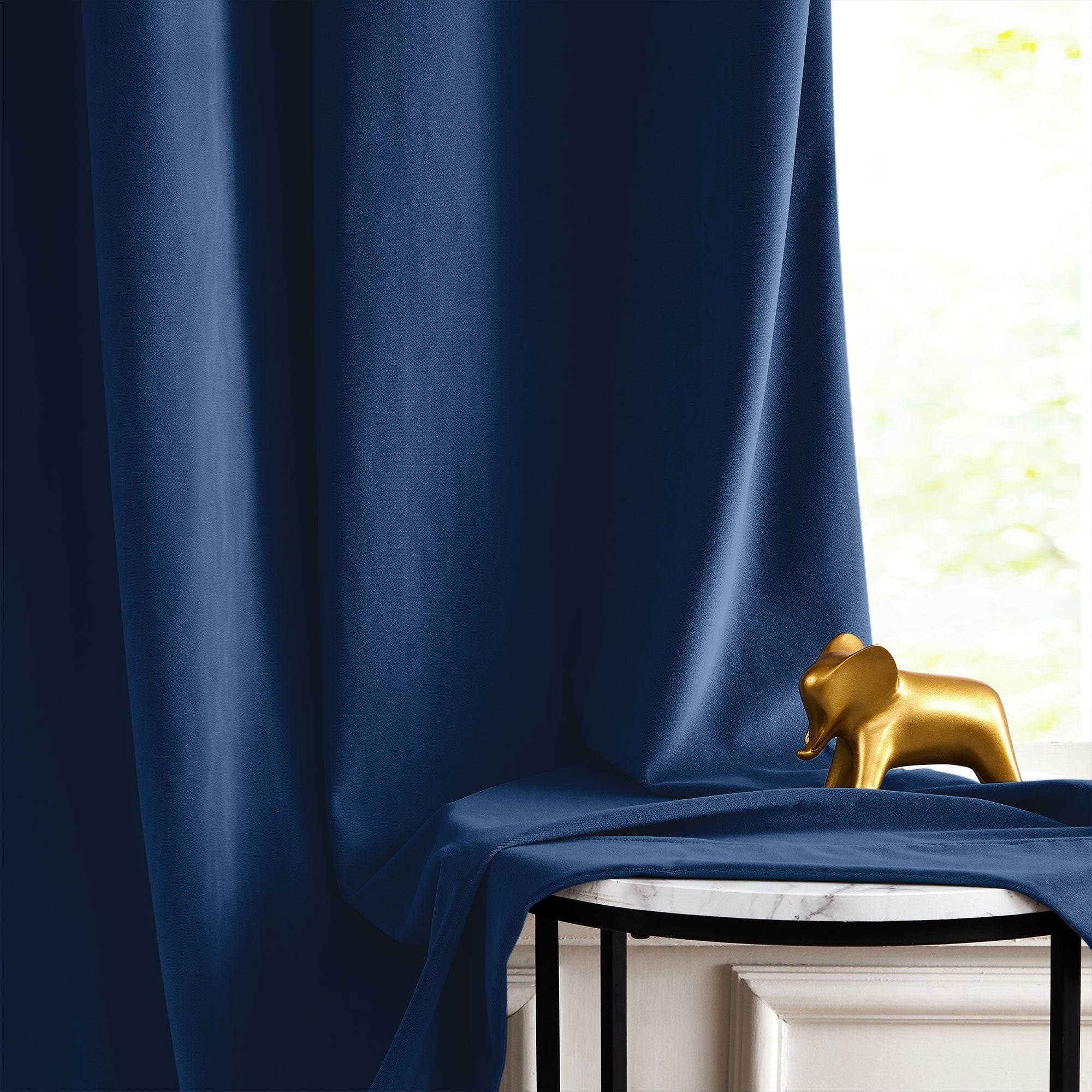 Custom Soft Blackout Velvet Curtains | Luxury Light-Filtering Bedroom Drapes