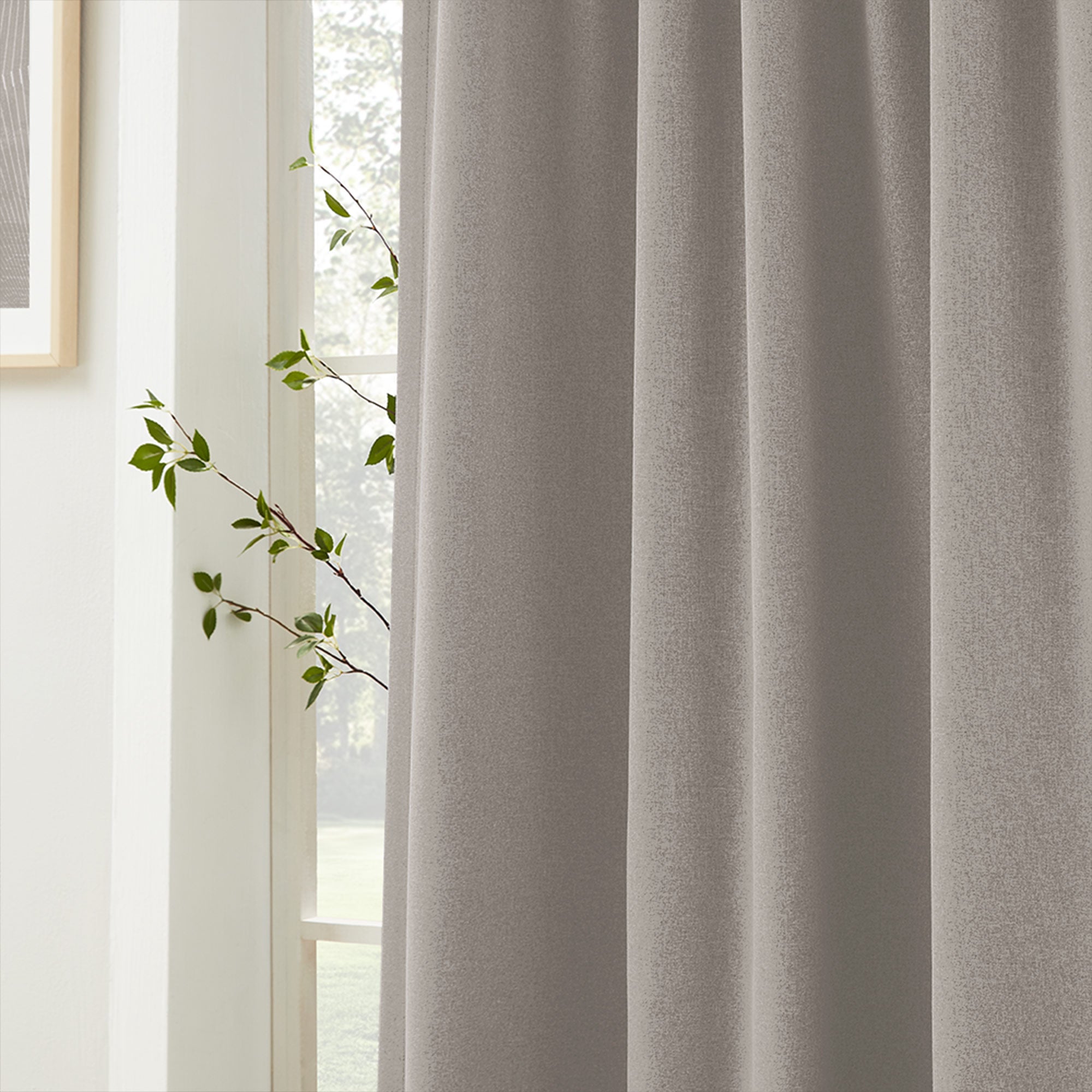 Linen Look 100% Blackout Curtains