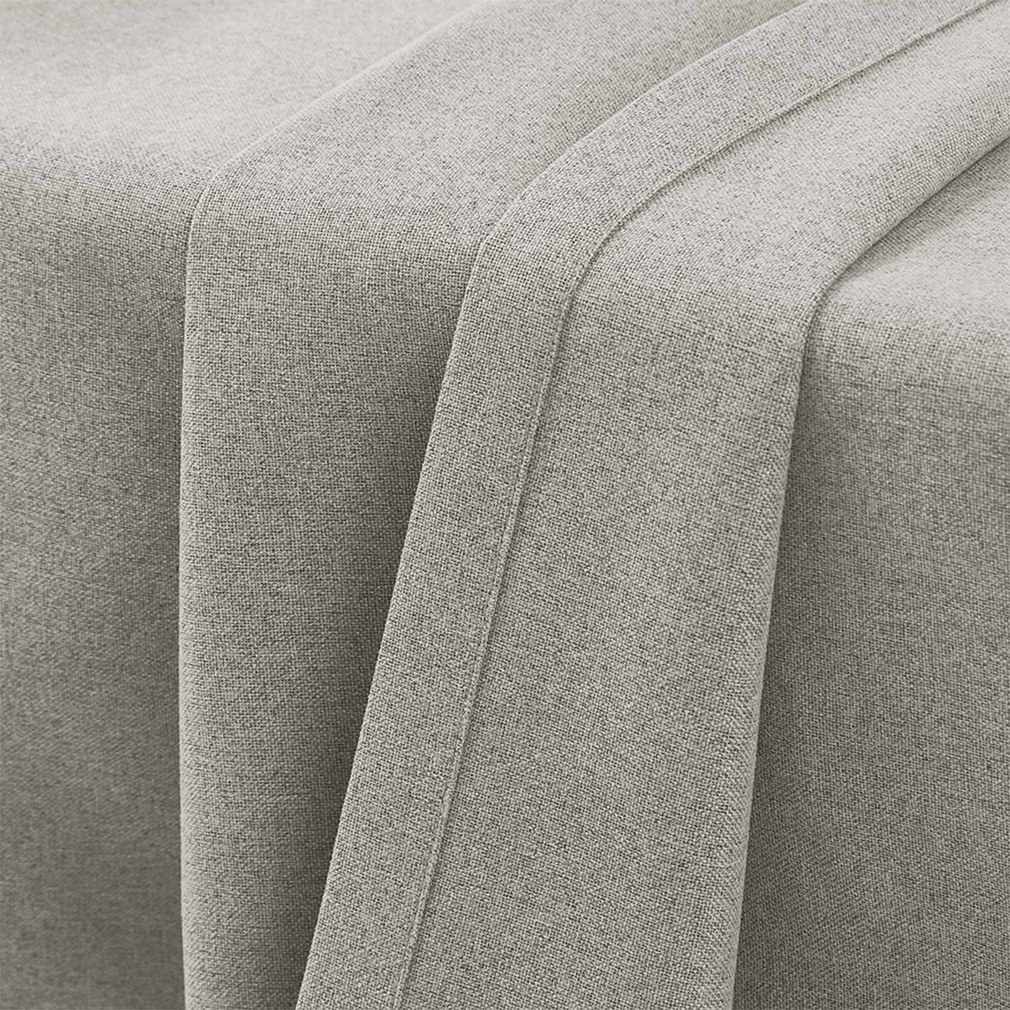 Linen Look 100% Blackout Curtains