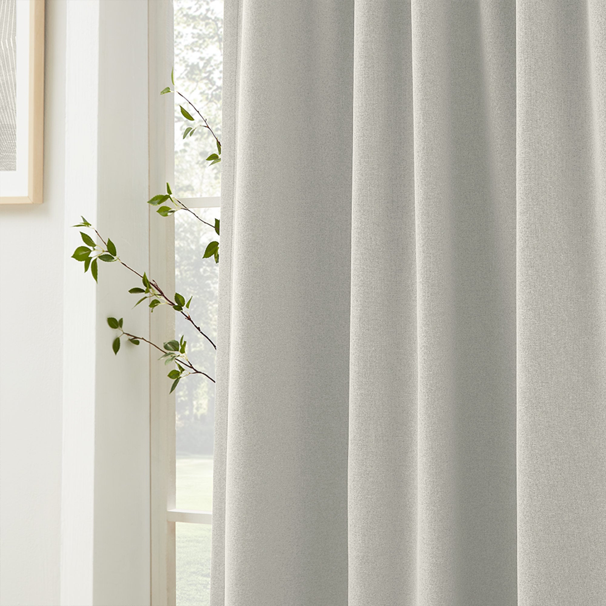 Linen Look 100% Blackout Curtains