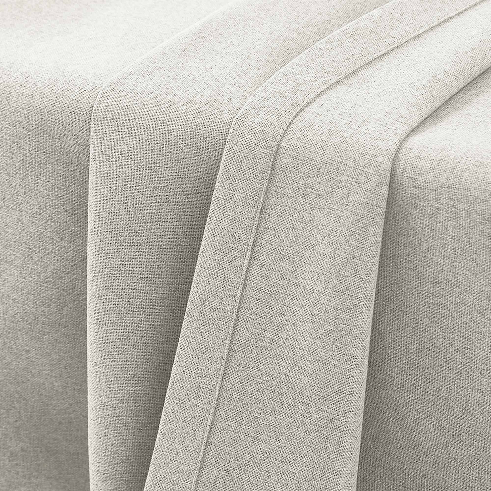Linen Look 100% Blackout Curtains