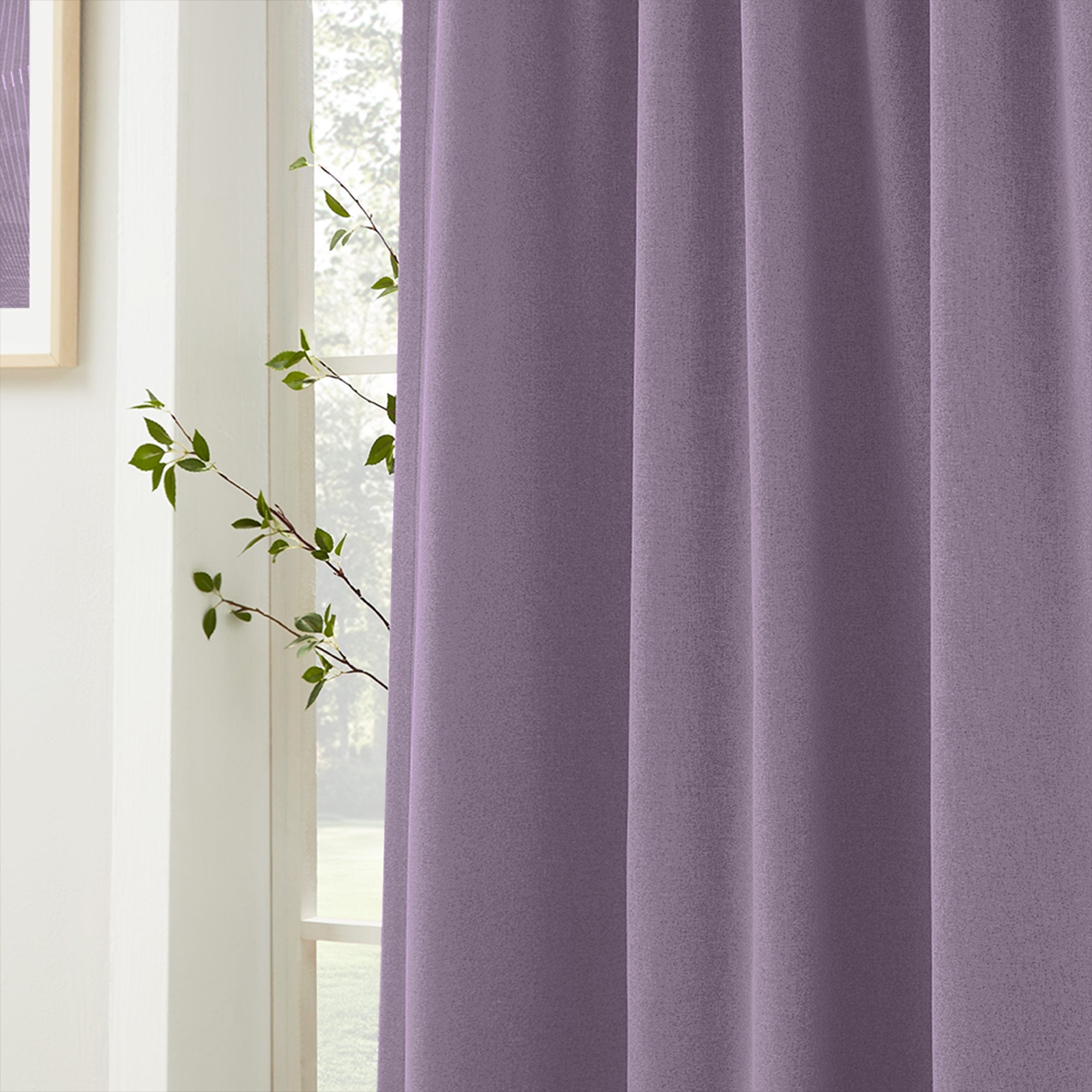 Linen Look 100% Blackout Curtains