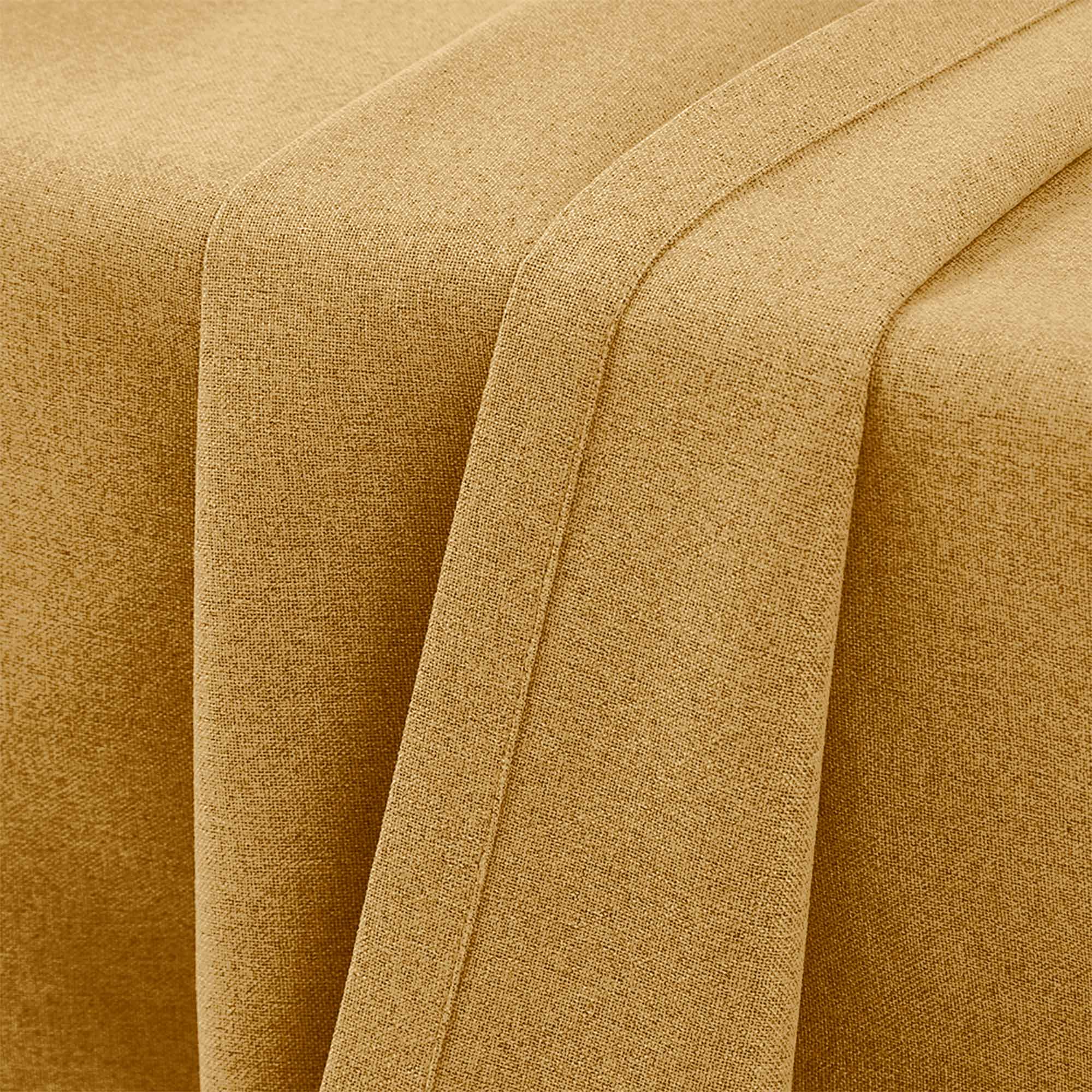 Linen Look 100% Blackout Curtains