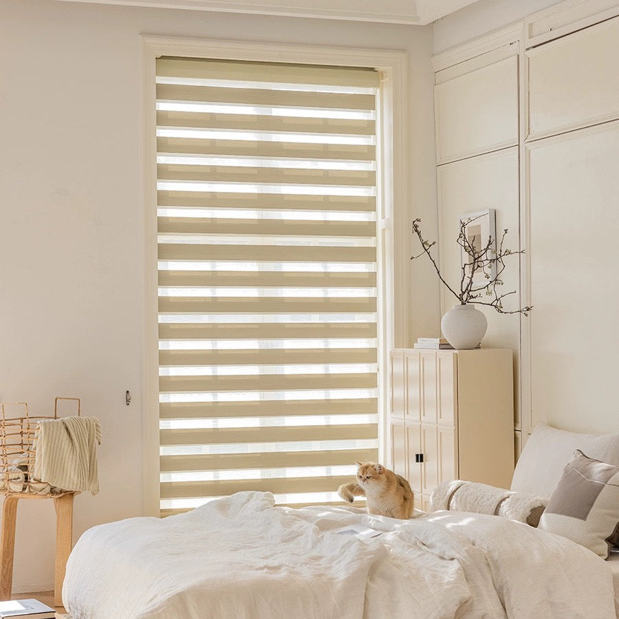 Custom Zebra Shades | Waterproof & Child-Safe Window Blinds in 14 Colors