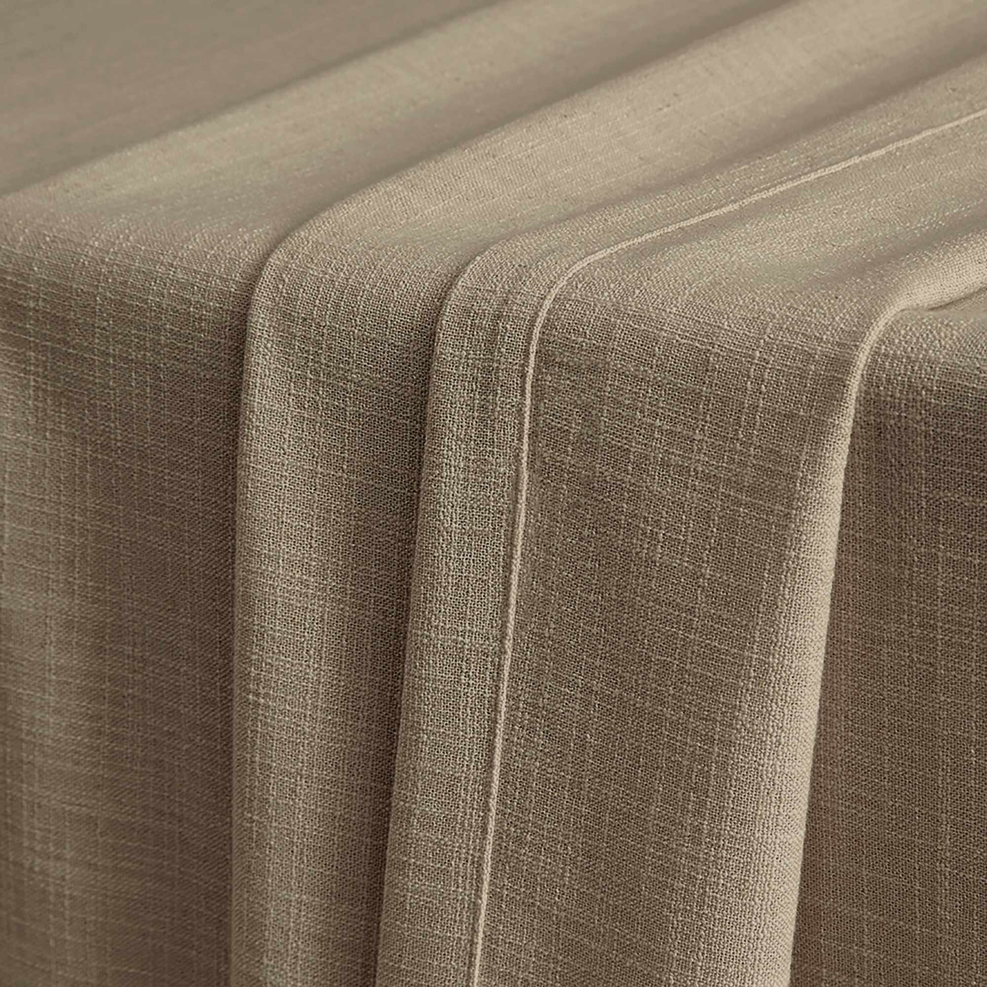 Custom Linen Blend Blockout Curtains