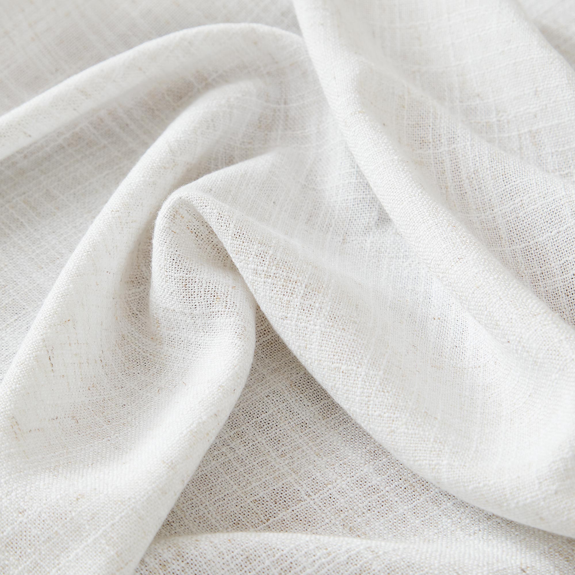Custom Linen Blend Blockout Curtains
