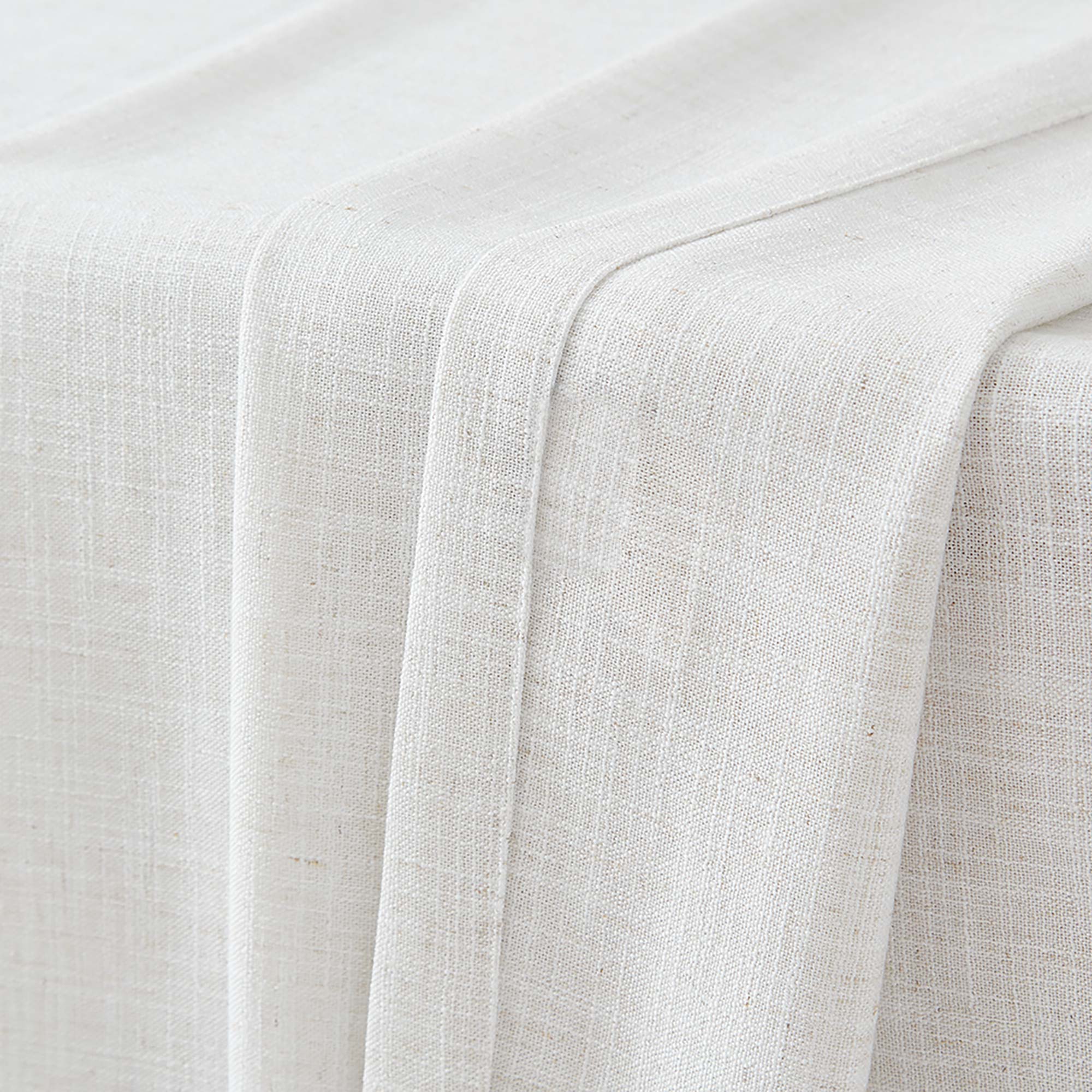 Custom Linen Blend Blockout Curtains