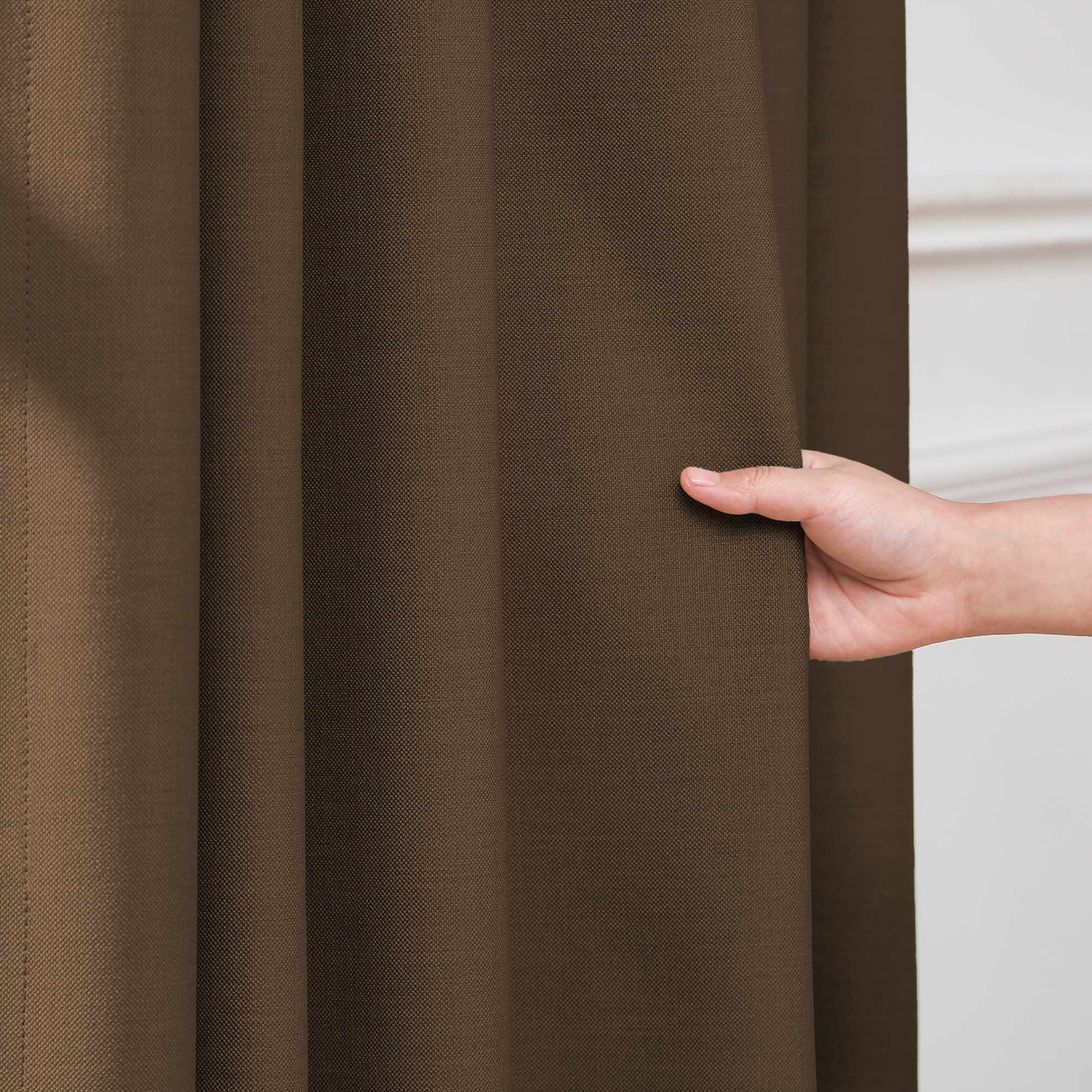 Martin Delicate Linen Cross-texture Blackout Curtains