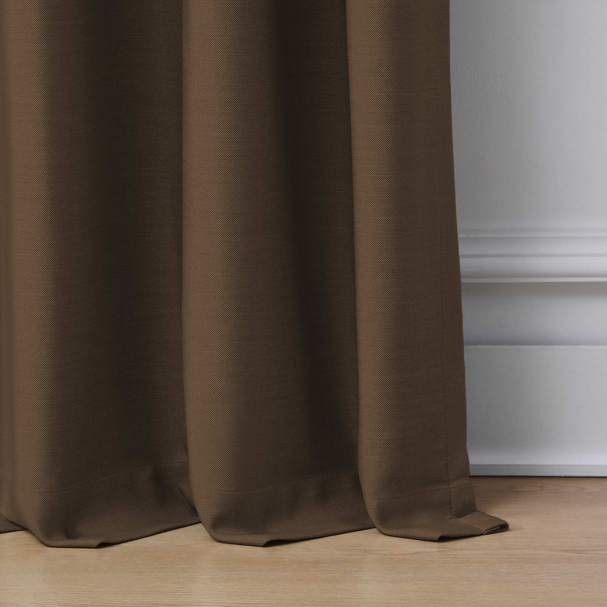 Martin Delicate Linen Cross-texture Blackout Curtains