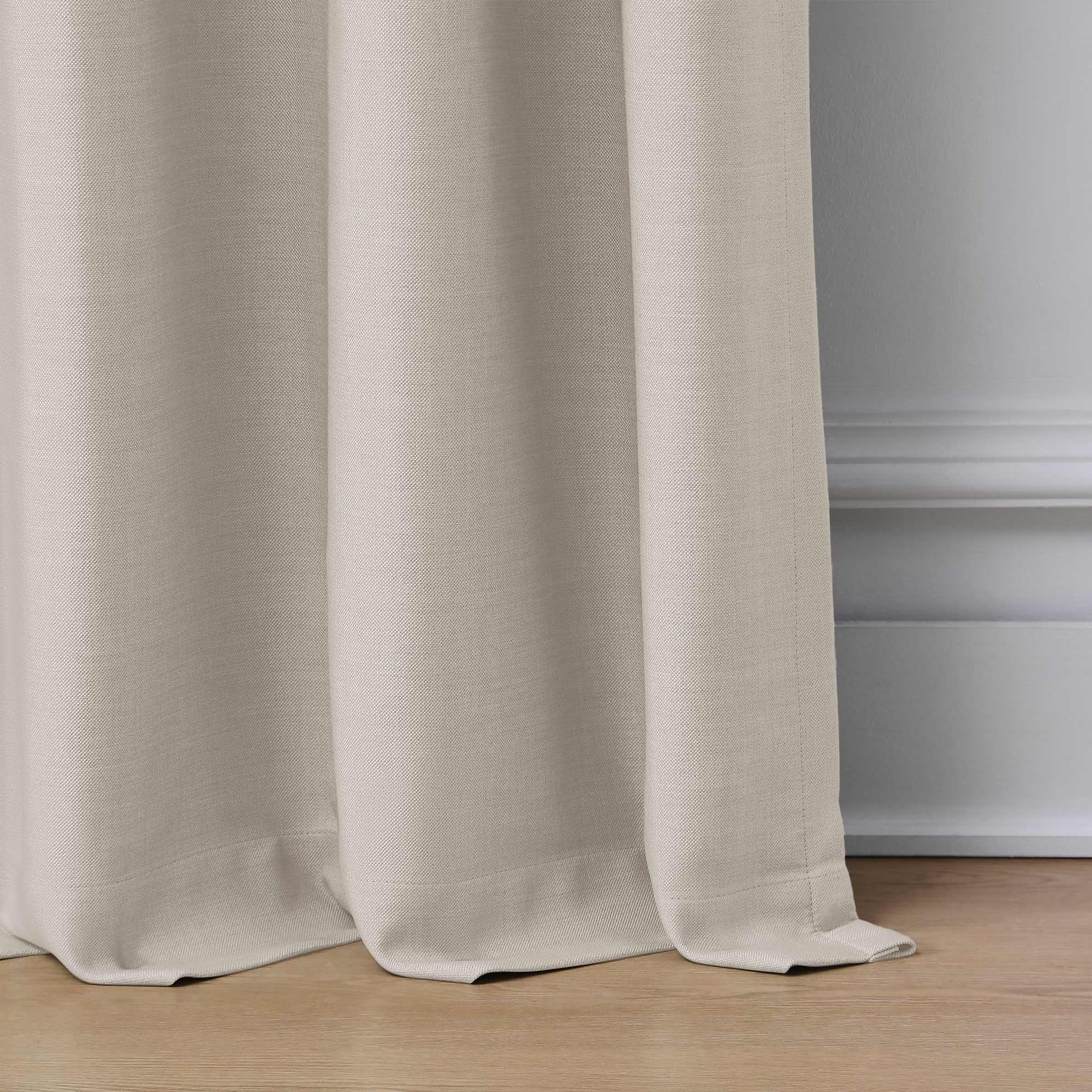Martin Delicate Linen Cross-texture Blackout Curtains