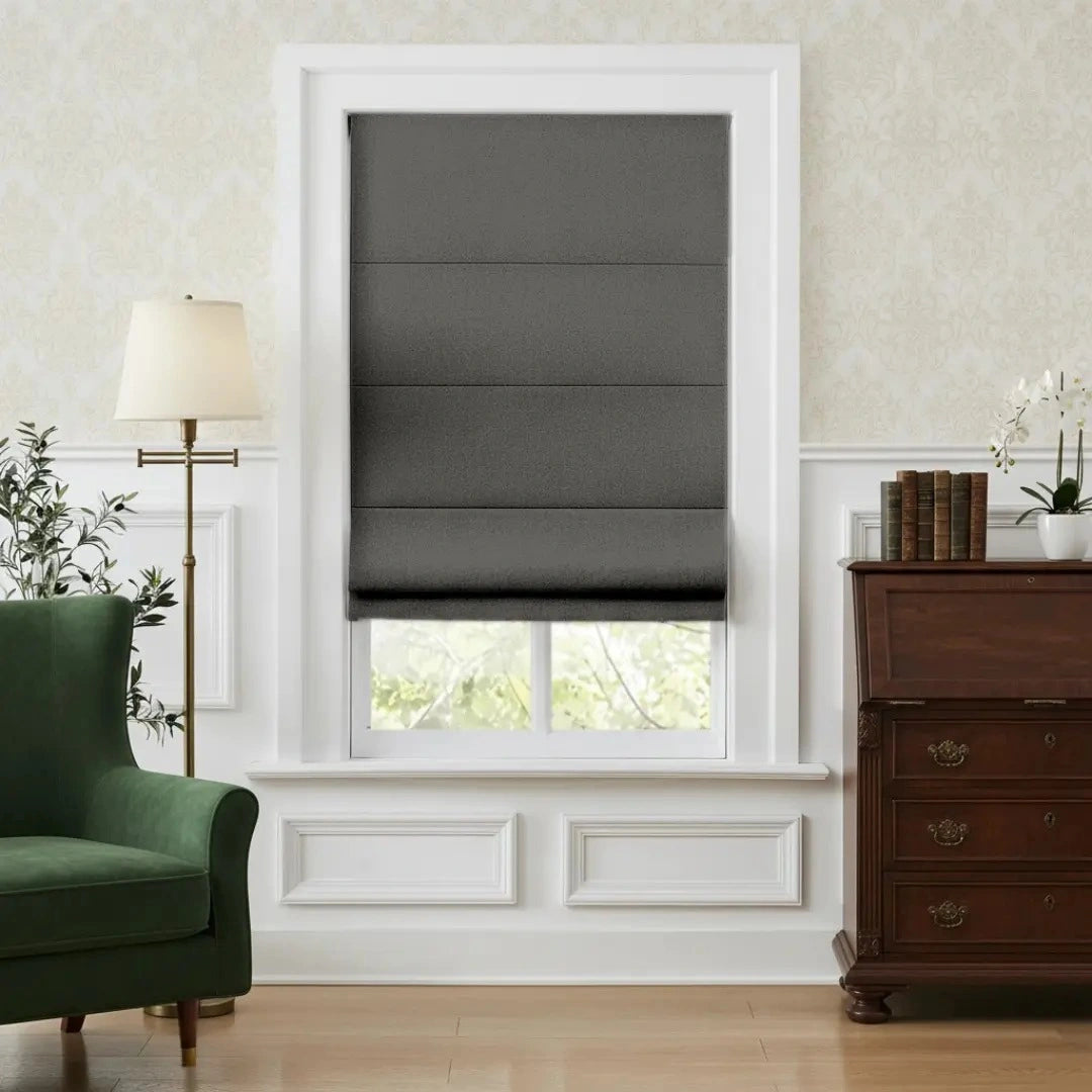 Costom Roman Shades Ash Slate OY6-238-18