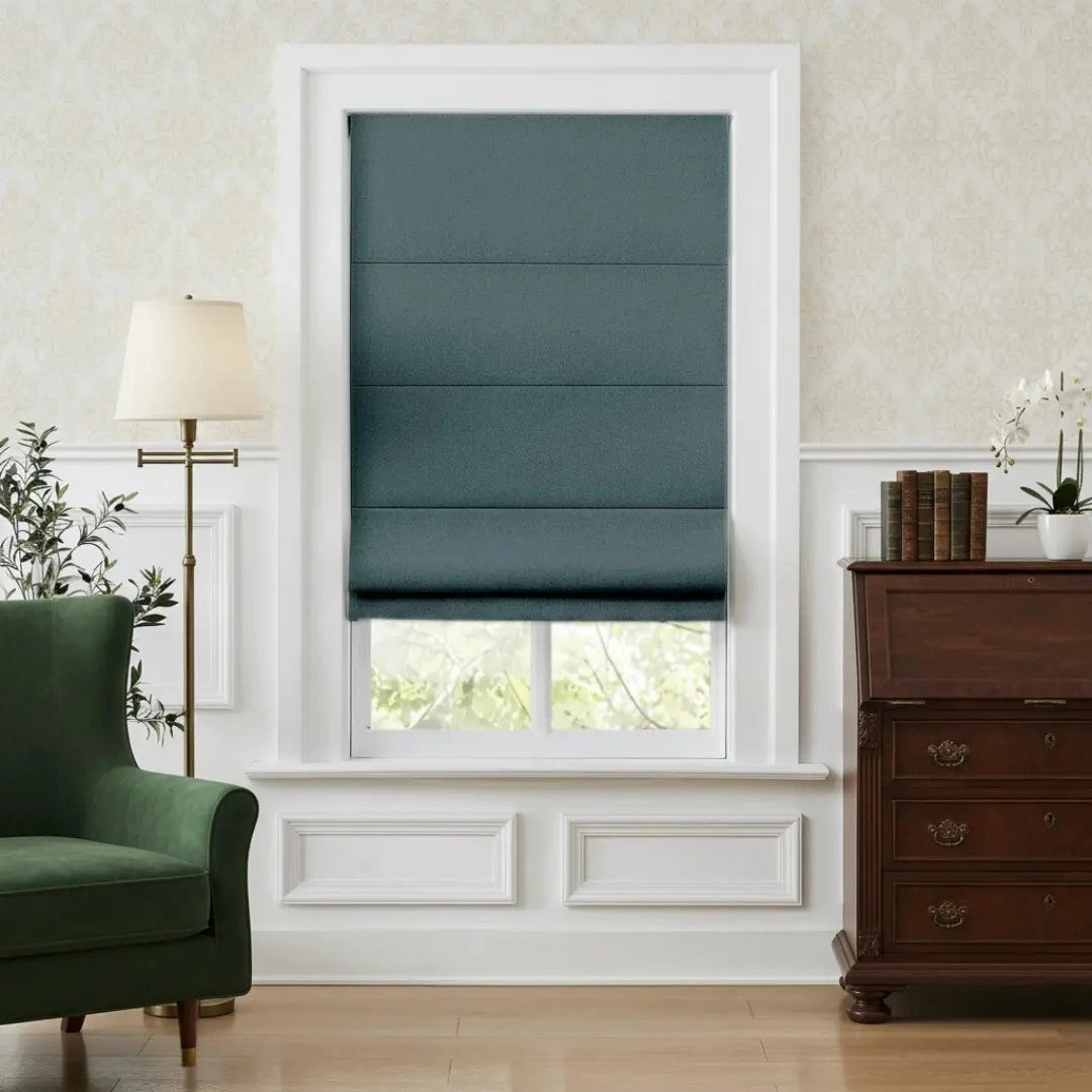 Costom Roman Shades Sage Green OY6-238-13