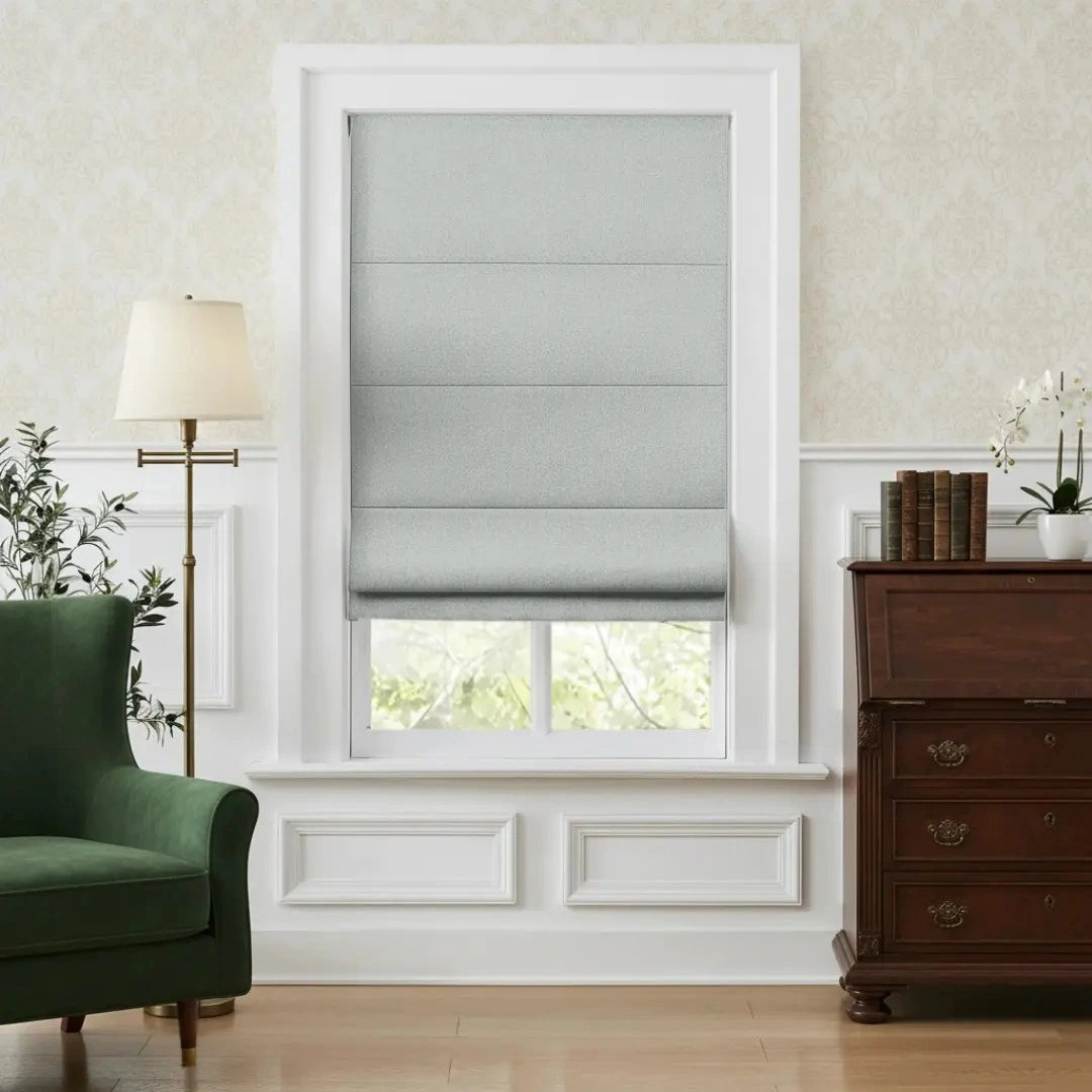 Costom Roman Shades Light Gray OY6-238-9