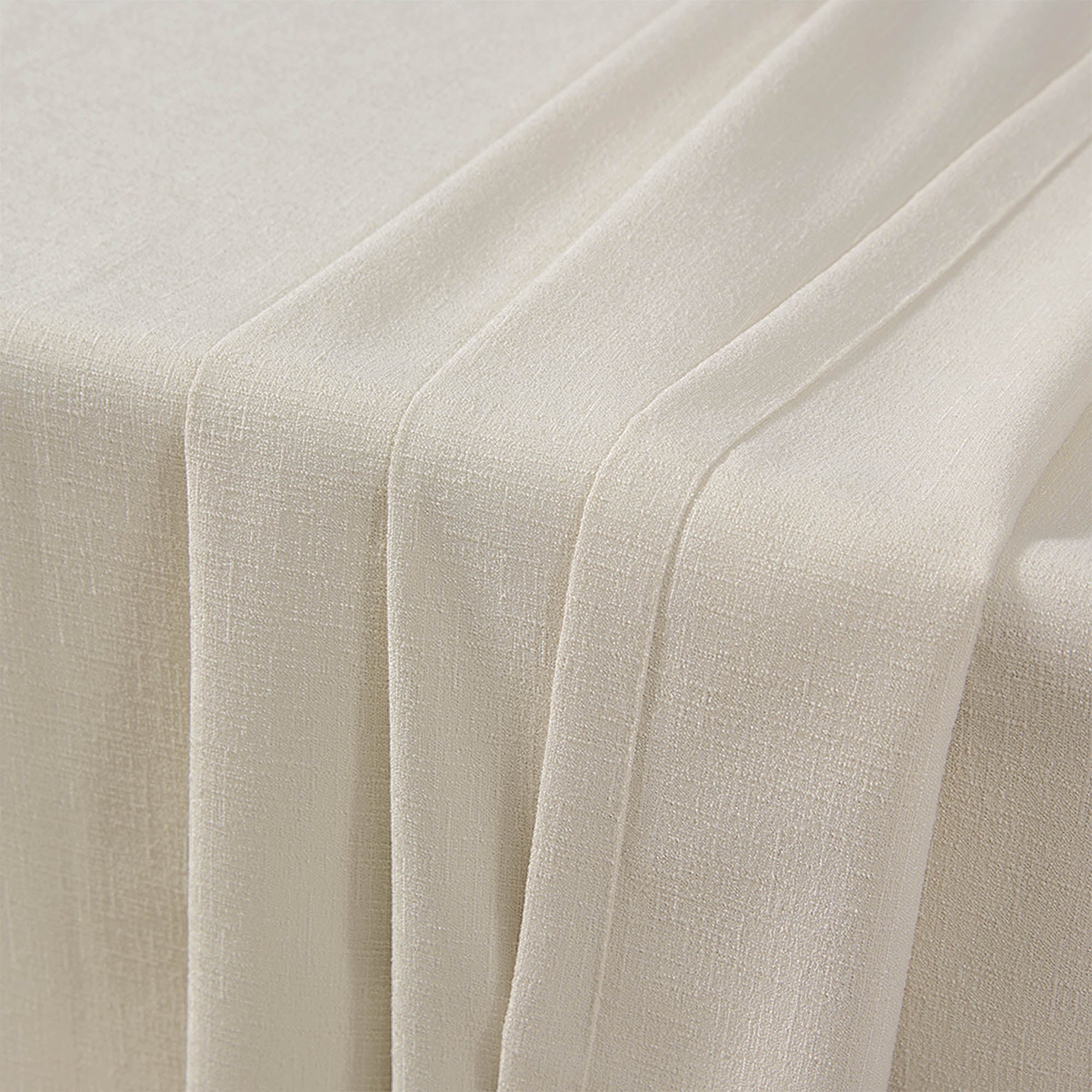 Custom Linen Texture Blackout Curtains