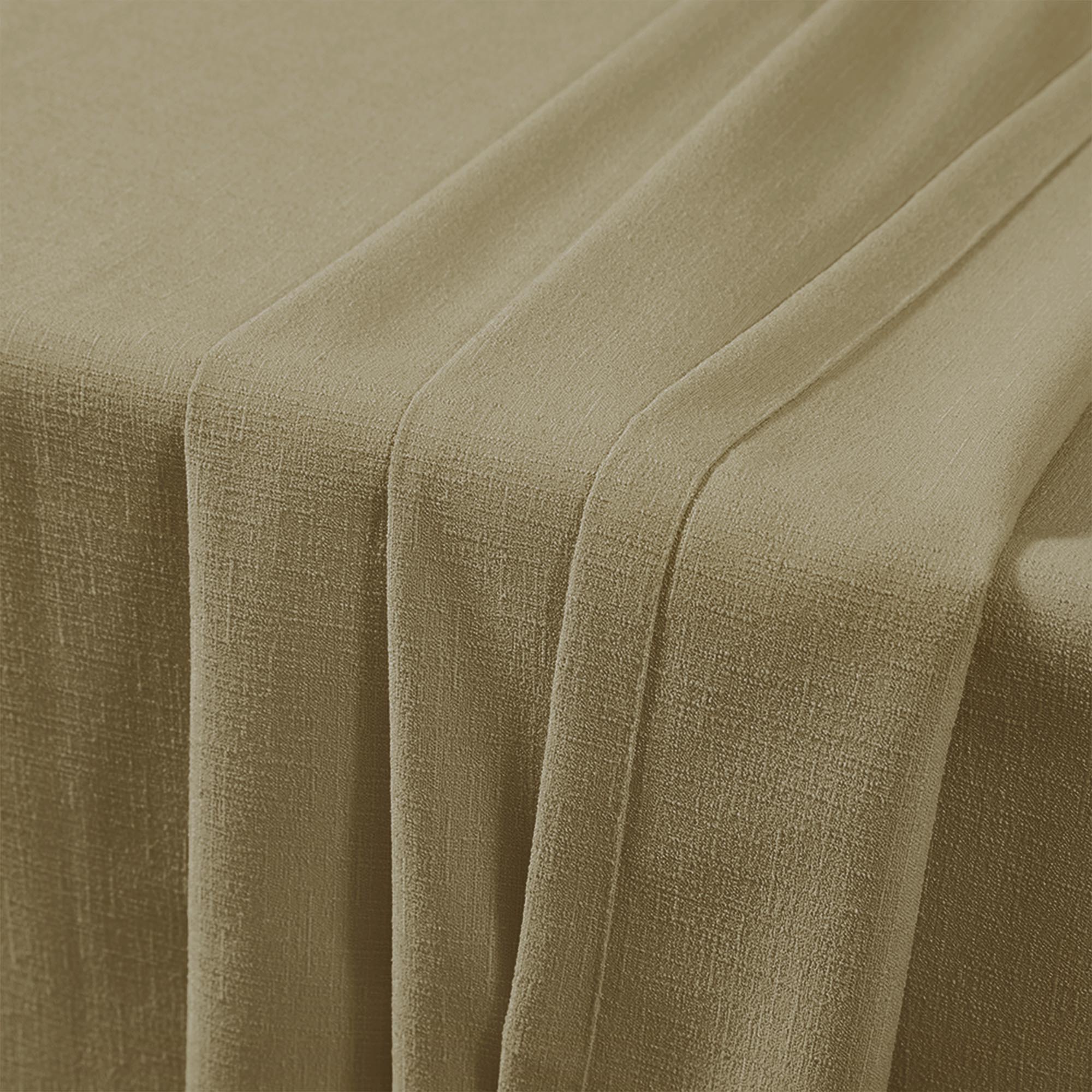 Custom Linen Texture Blackout Curtains