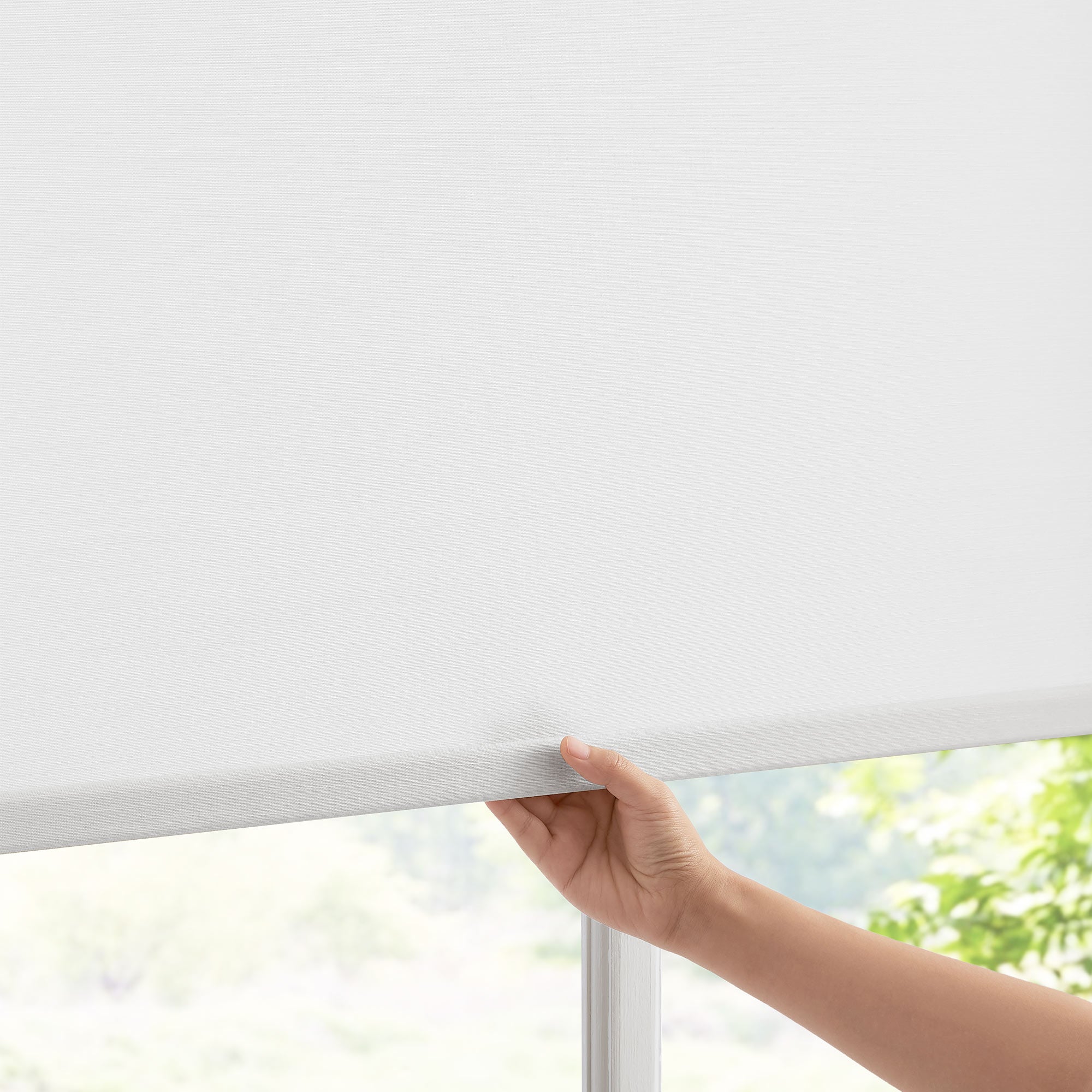 Custom Linen Texture Custom Roller Shades| Custom Size Blackout/Thermal