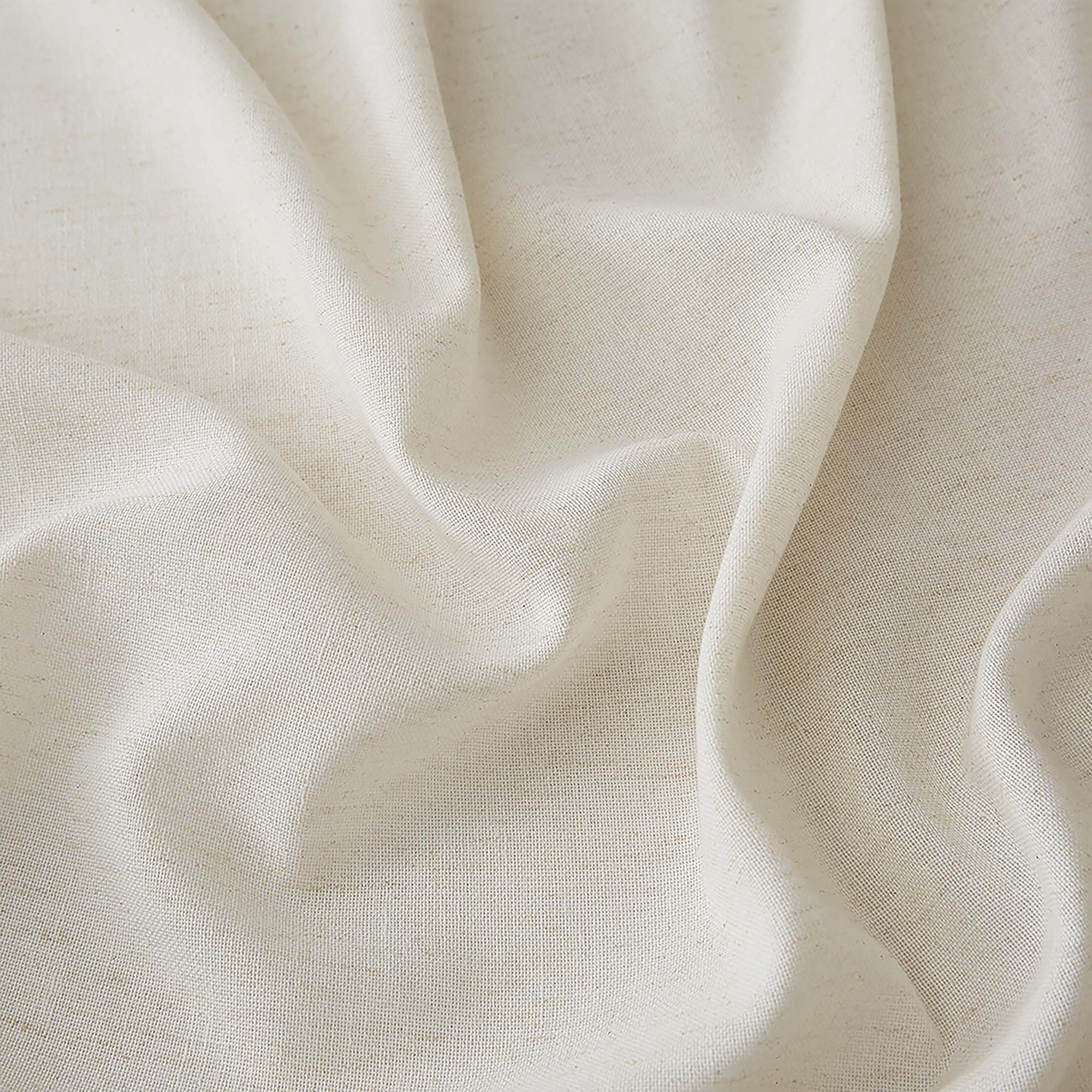 Cotton Linen Semi-Sheer Door Curtains | Light & Privacy
