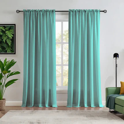 Custom NanoBamboo Linen 100% Blocakout Shades