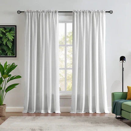 Custom NanoBamboo Linen 100% Blocakout Shades