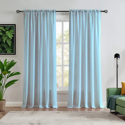 Custom NanoBamboo Linen 100% Blocakout Shades