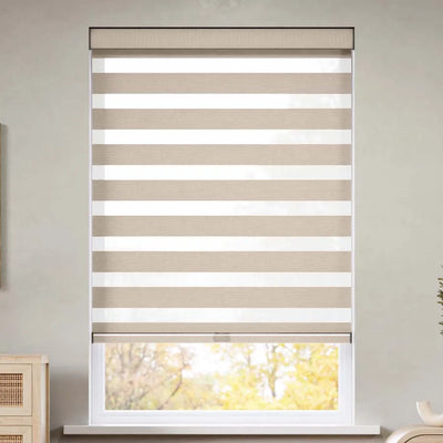 Custom Zebra Shades | Waterproof & Child-Safe Window Blinds in 14 Colors